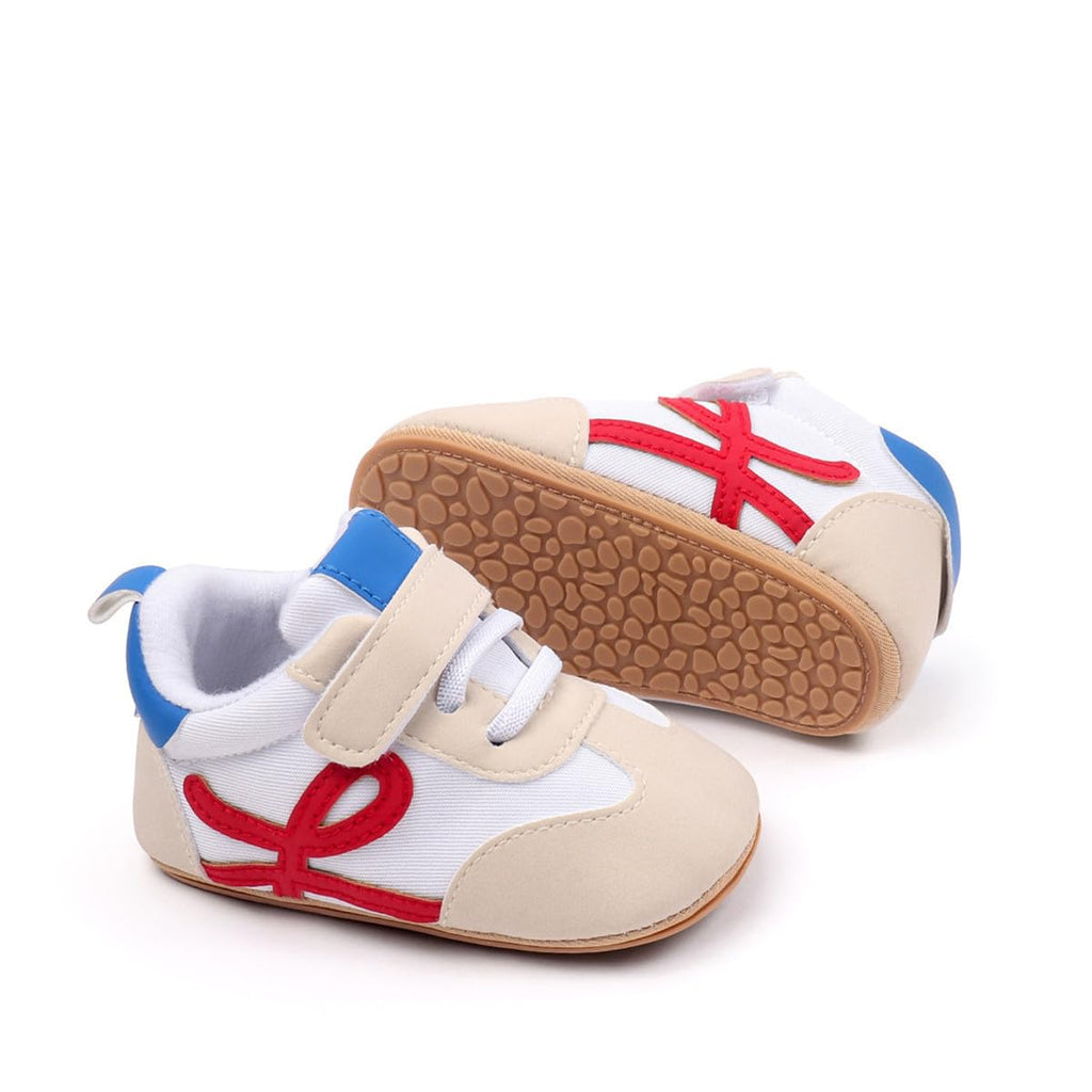 HsdsBebe Baby Boys Girls Oxford Shoes PU Leather Soft Rubber Sole Sneakers Anti-Slip Toddler Ankle Boots Infant Walking Shoes Moccasins