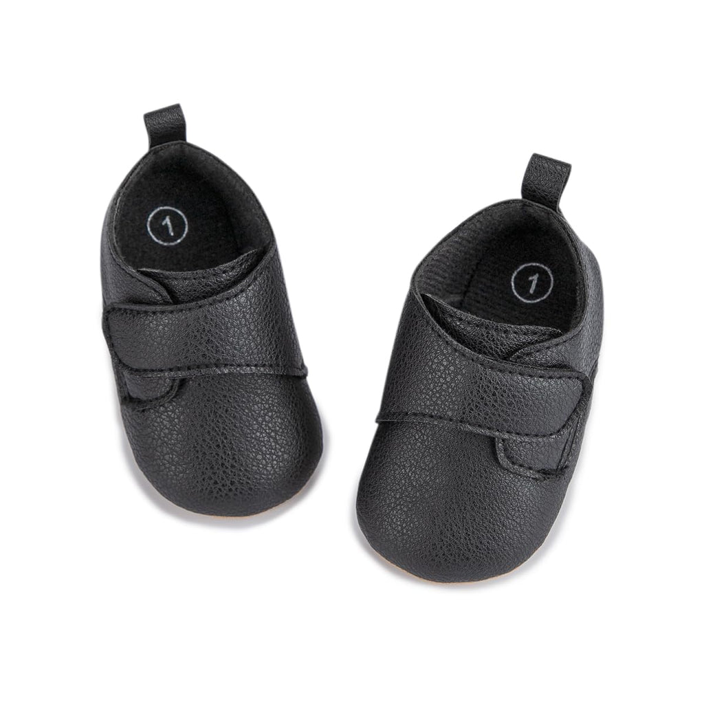 HsdsBebe Baby Boys Girls Oxford Shoes PU Leather Soft Rubber Sole Sneakers Anti-Slip Toddler Ankle Boots Infant Walking Shoes Moccasins