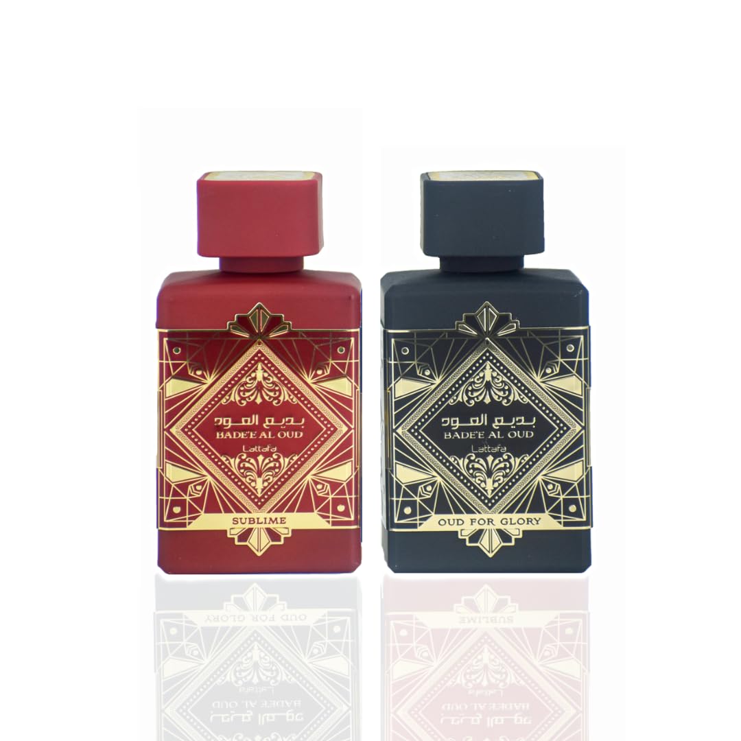 Lattafa Perfumes Bade'e Al Oud, Oud for Glory for Unisex Eau de Parfum Spray, 3.4 Ounce