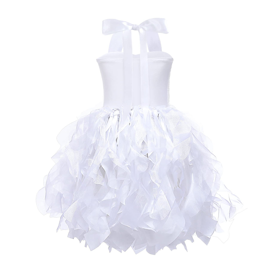 Suppromo Tutu Dress for Girls Sparkly Sequin Tulle Princess Birthday Party Prom Outfit Toddler Girls Sneaker Ball Gown Dress