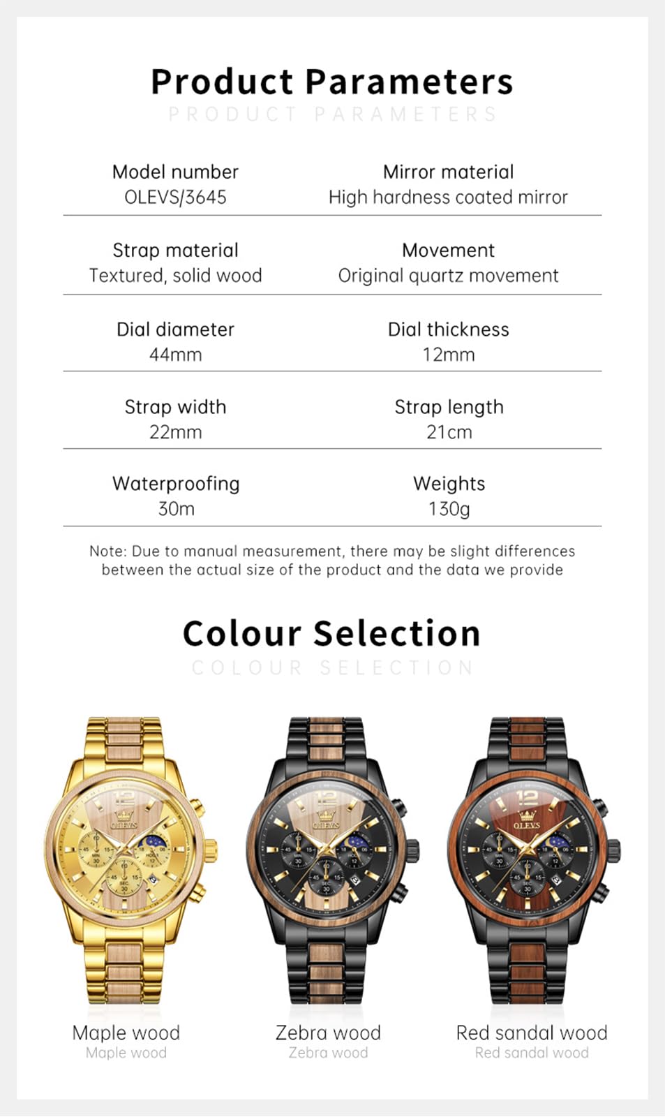 OLEVS Men Analog Quartz Waterproof Watches Multifunction Chronograph Diamond Moon Phase Luminous Silicone Band Wrist Watches