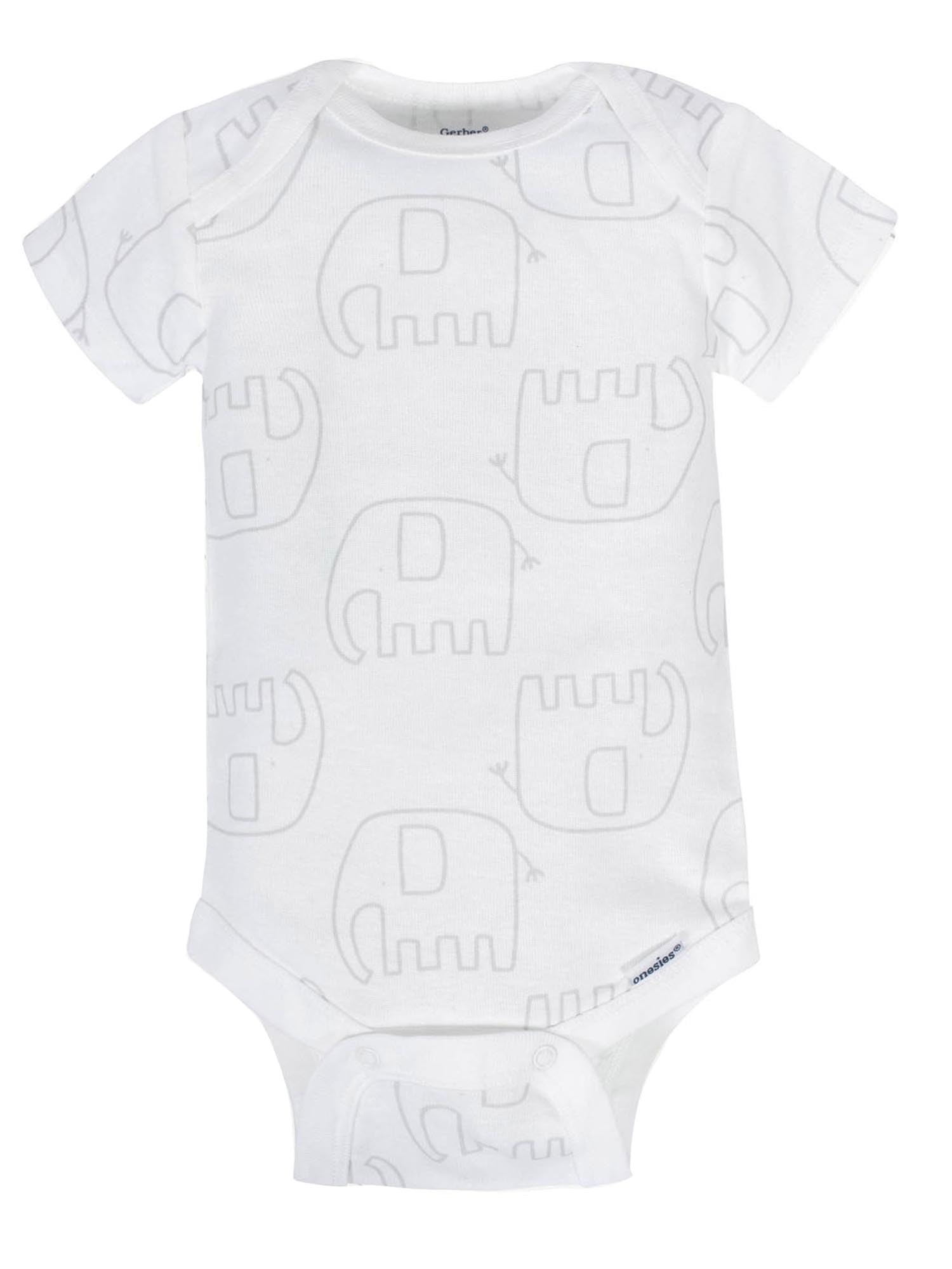 Gerber Unisex-Baby 8-pack Short Sleeve Onesies Bodysuits