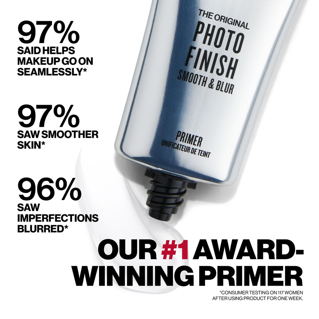 Smashbox The Original Photo Finish Smooth & Blur Makeup Primer | Instantly Smooths and Blurs Fine Lines and Pores | Vitamins A + E