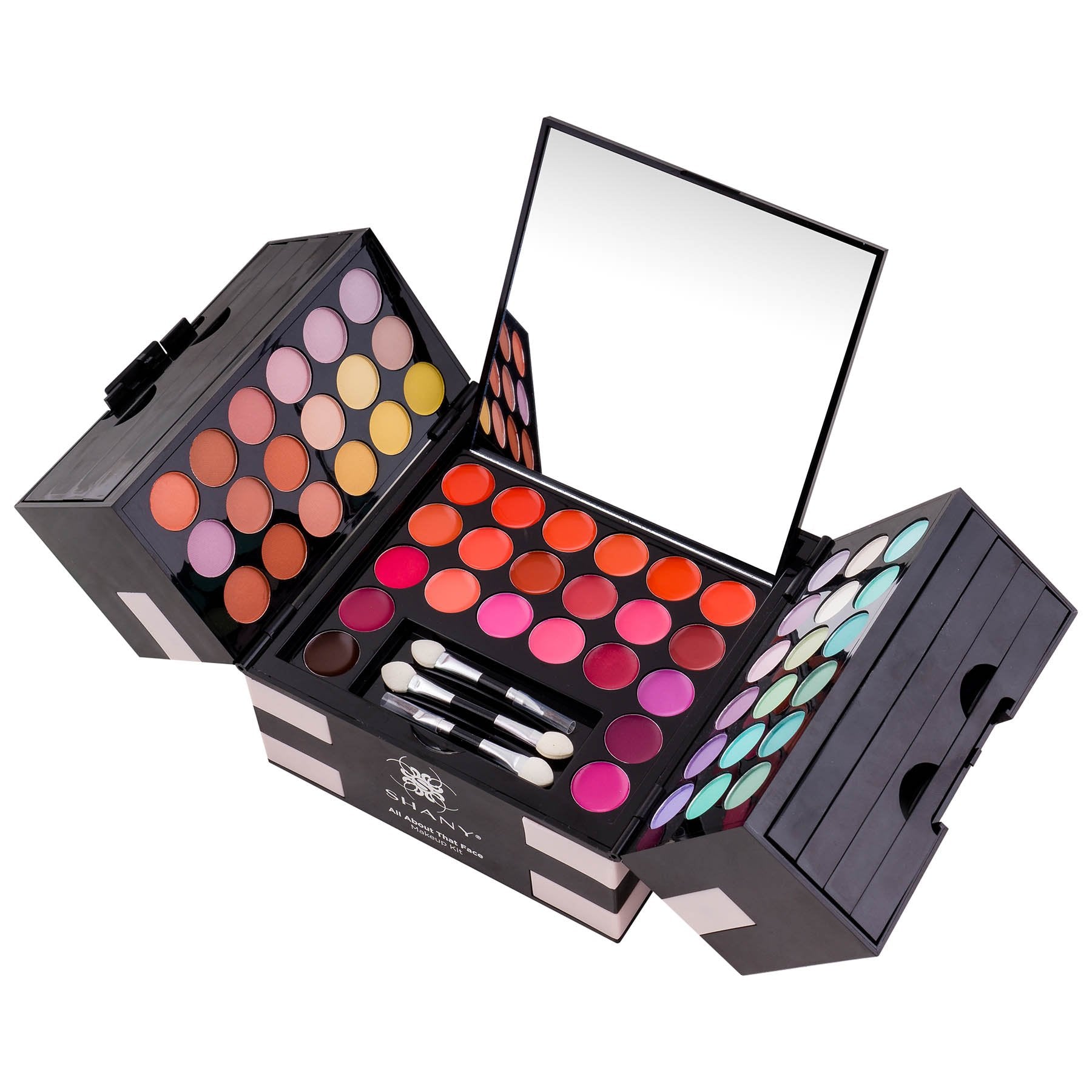 SHANY Elevated Essentials Makeup Set - All-in-One Makeup Kit with 72 Eyeshadows, 28 Lip Colors, 18 Gel Eyeliners, 10 Blushes, 1 Eye Primer, and 1 Cream Concealer