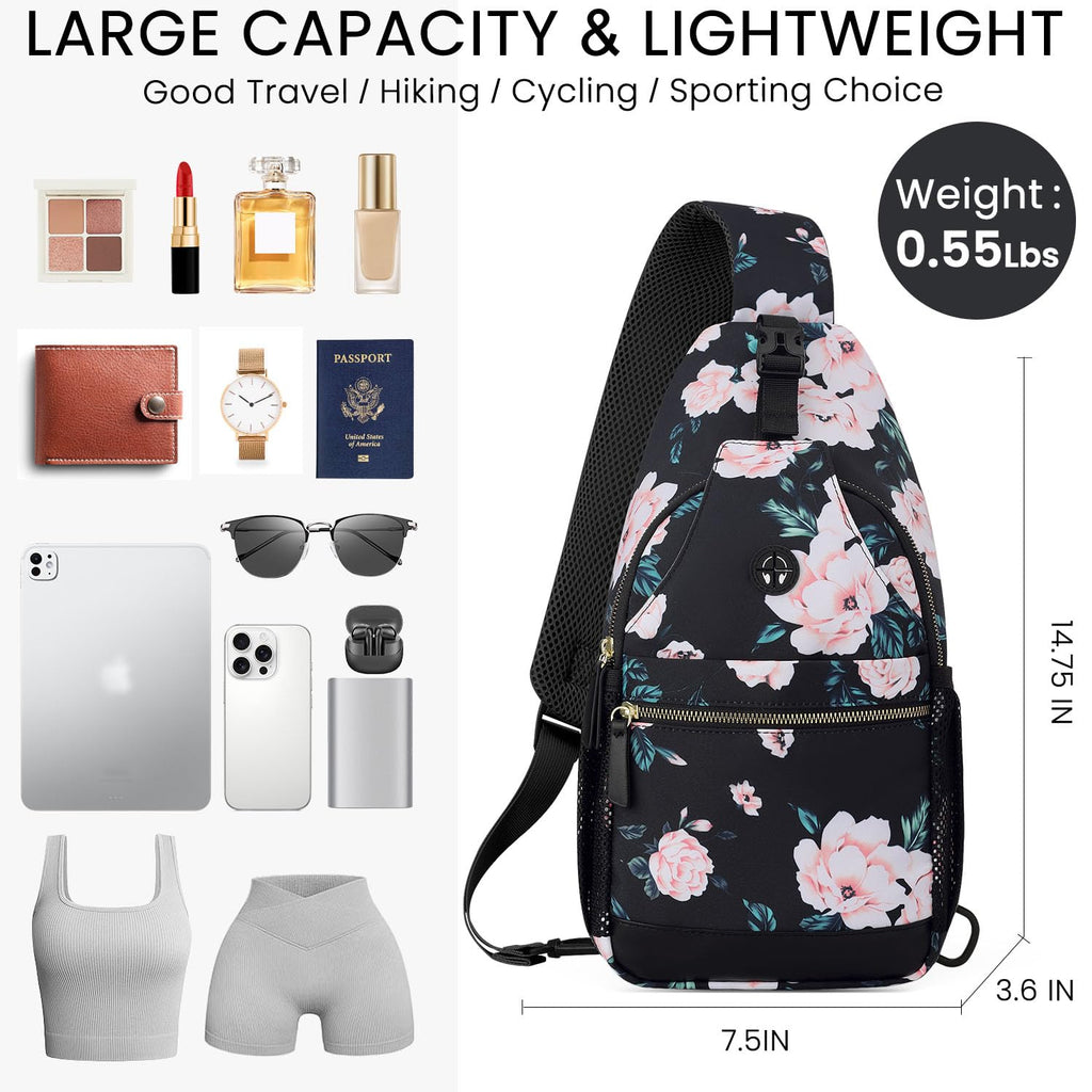 Small Crossbody Purses Bags for Women Men Travel, Chest Sling Bag Women Casual Cross Body Bag for Woman Sling Backpack