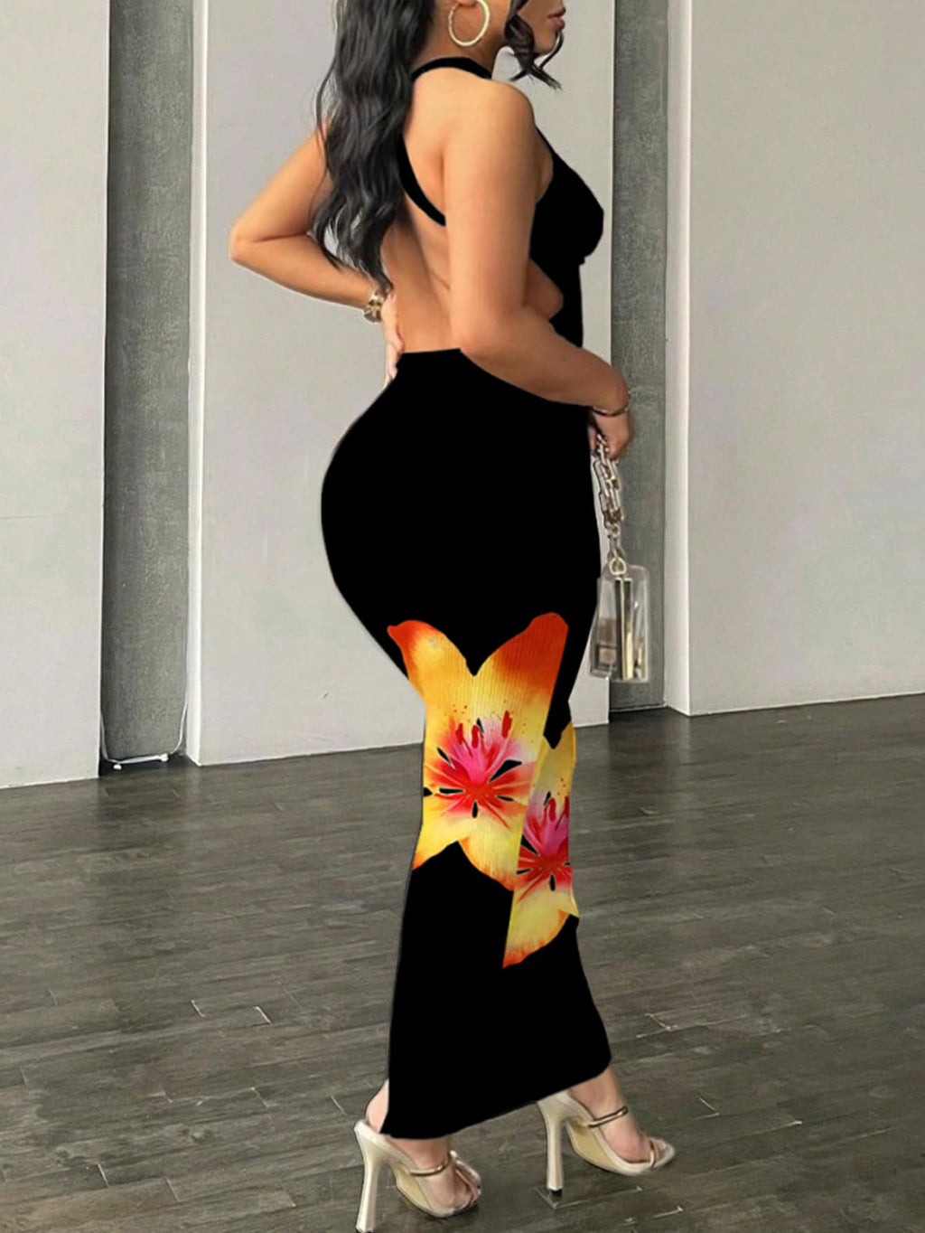 Nimsruc Women Summer Sexy Bodycon Maxi Dress Casual Long Dresses