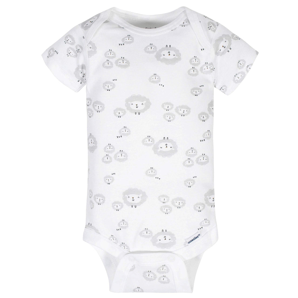 Gerber Unisex-Baby 8-pack Short Sleeve Onesies Bodysuits