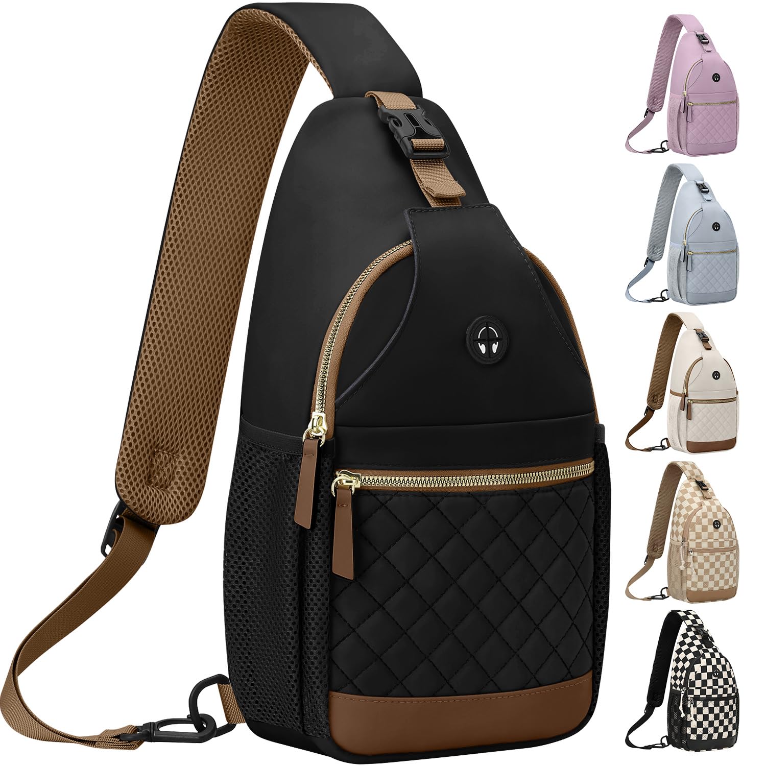 Small Crossbody Purses Bags for Women Men Travel, Chest Sling Bag Women Casual Cross Body Bag for Woman Sling Backpack