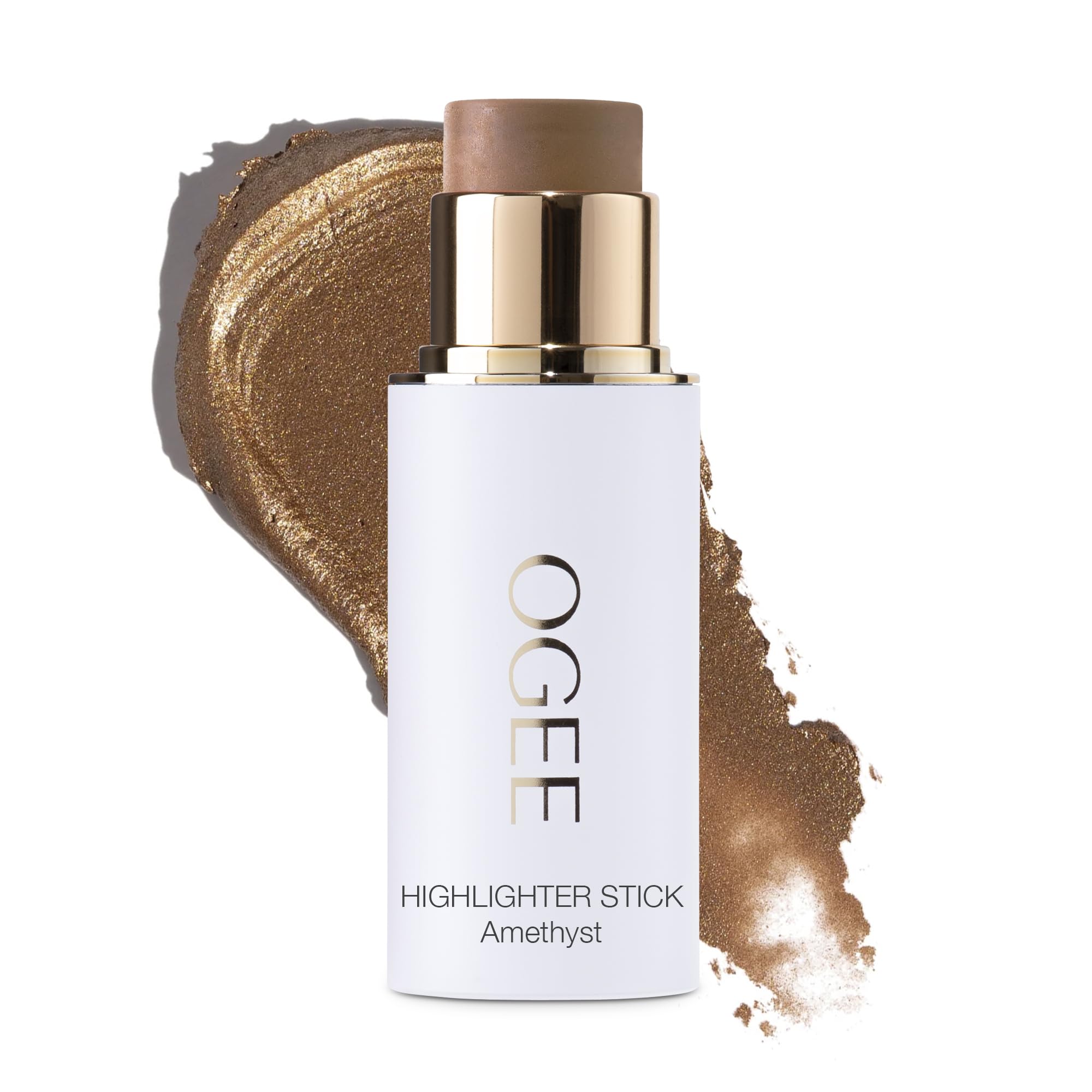 Ogee Sculpted Face Stick (MOONSTONE - ULTRAVIOLET SHEEN) Certified Organic Highlighter Makeup - Multi-Use Glow Highlighter Stick