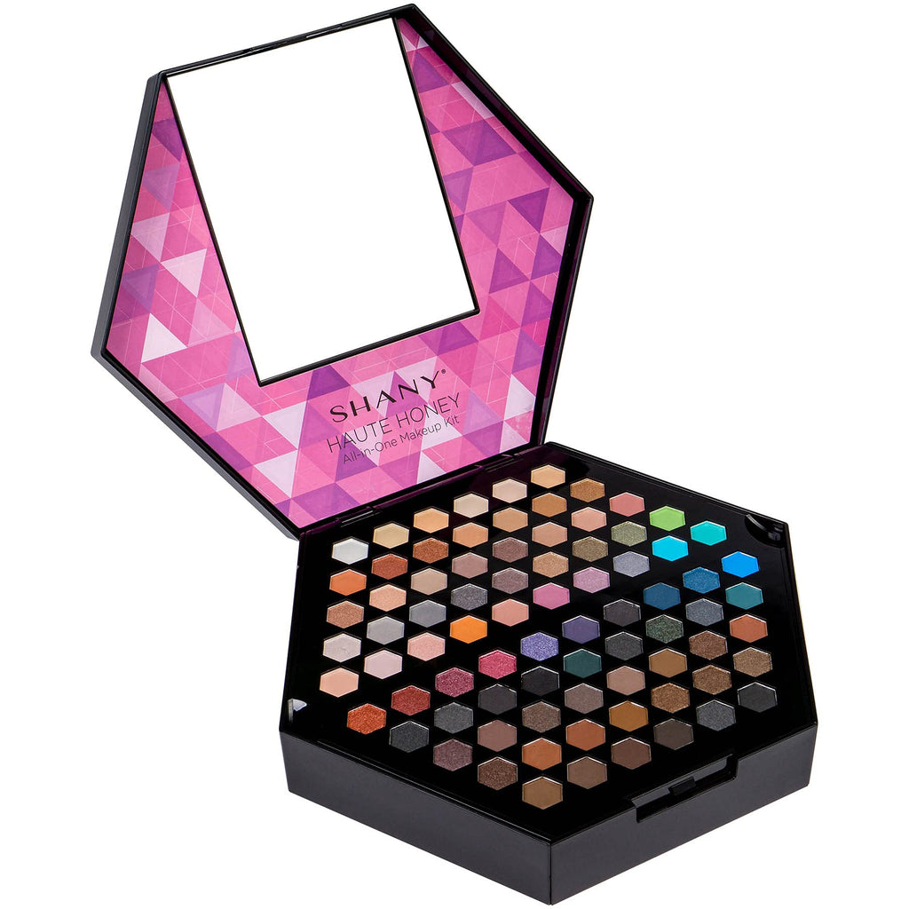 SHANY Elevated Essentials Makeup Set - All-in-One Makeup Kit with 72 Eyeshadows, 28 Lip Colors, 18 Gel Eyeliners, 10 Blushes, 1 Eye Primer, and 1 Cream Concealer