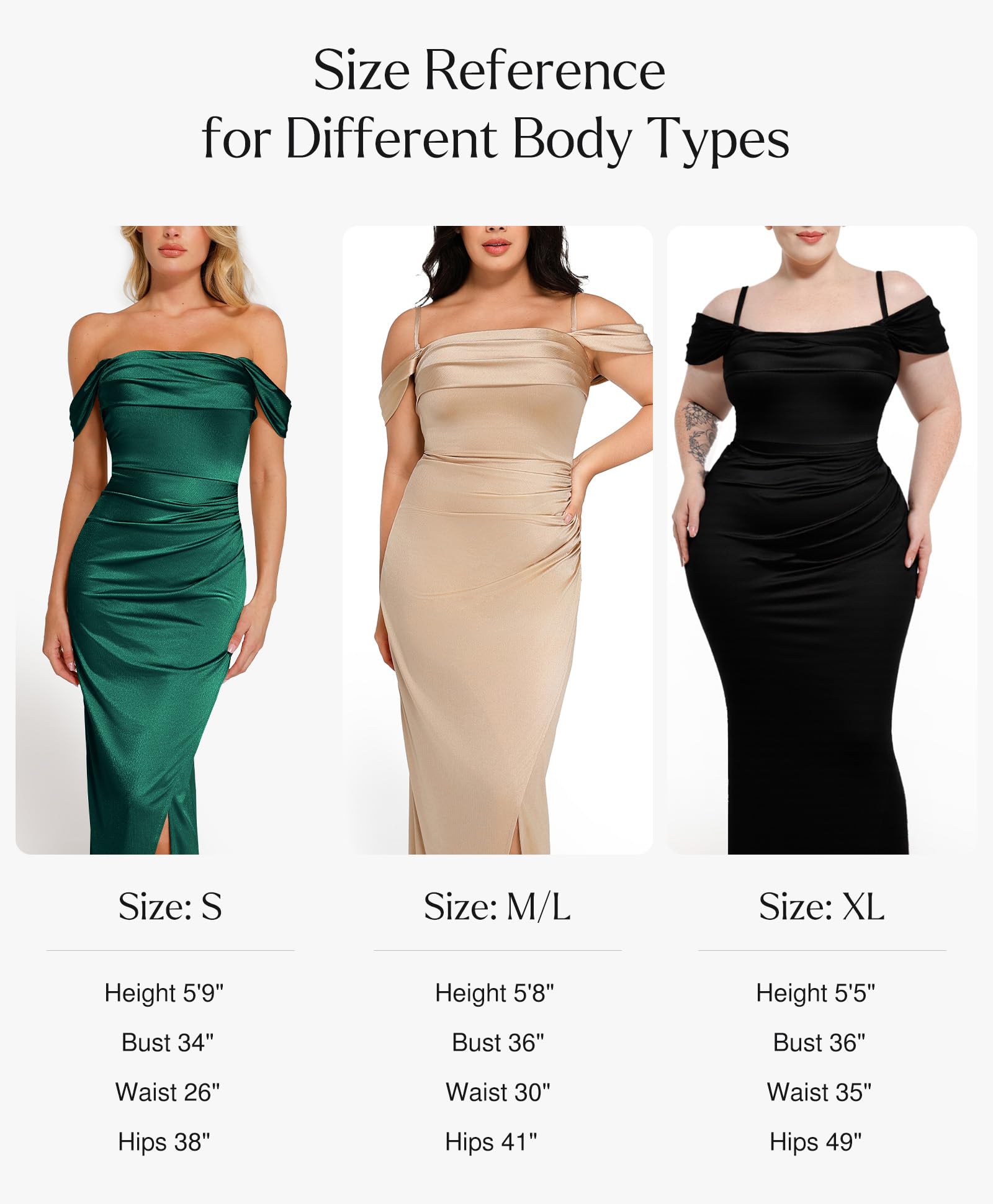 Popilush Womens Shapewear Maxi Dress Multi Way Wear Off The Shoulder Bodycon Long Cocktail Formal Dresses