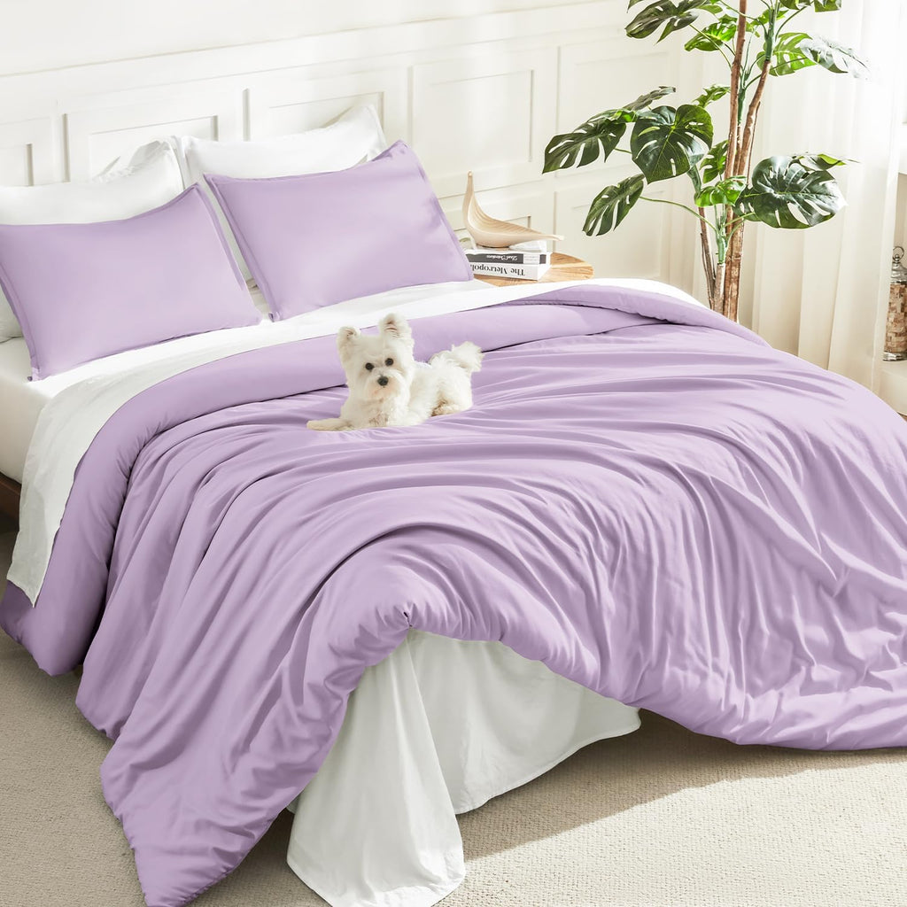 Litanika King Size Comforter Set, 3 Pieces Lightweight Solid Comforter King Size, All Season Fluffy Down Alternative Comforter Bed Set Quilt Blanket, Sage Green, King
