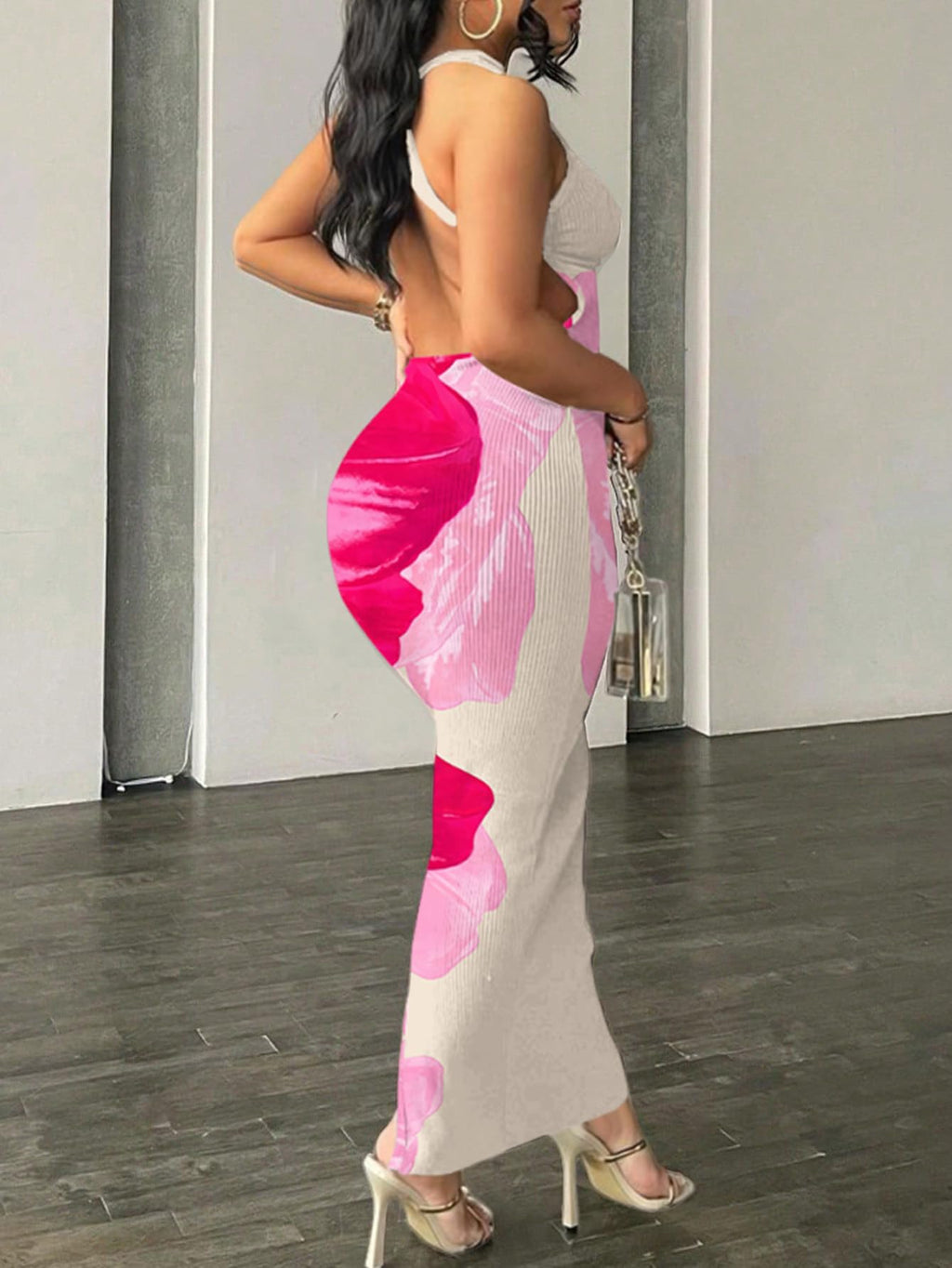 Nimsruc Women Summer Sexy Bodycon Maxi Dress Casual Long Dresses