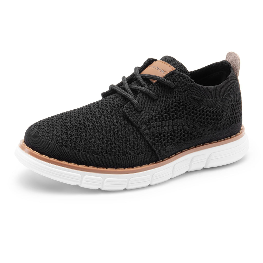 Bruno Marc Boy's Mesh Sneakers Oxfords Casual Dress Lace-Up Lightweight Walking Shoes