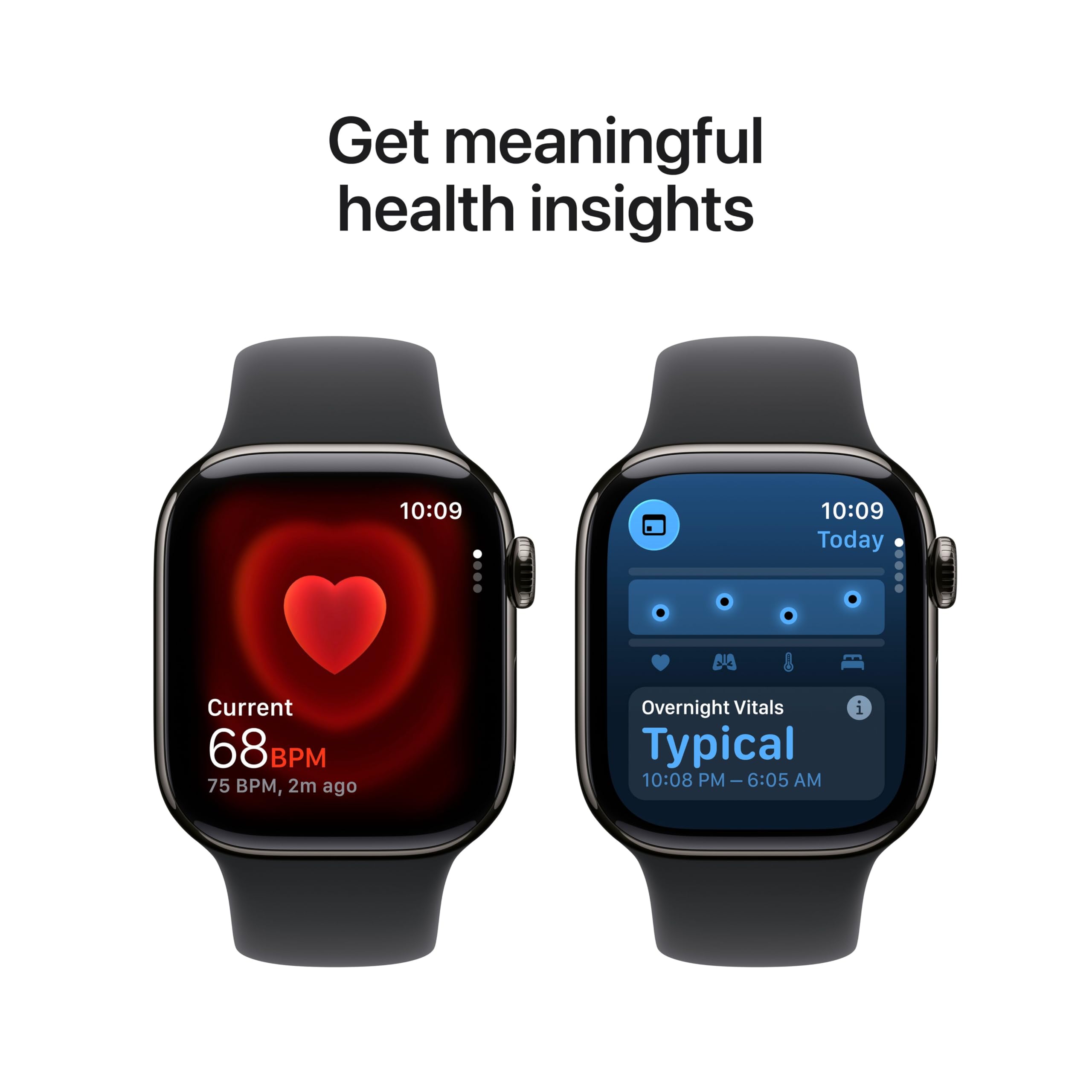 Apple Watch Series 11 [GPS + Cellular 42mm] Smartwatch with Rose Gold Aluminum Case w Light Blush Sport Band - S/M. Sleep Score, Fitness Tracker, Health Monitoring, Always-On Display, Water Resistant