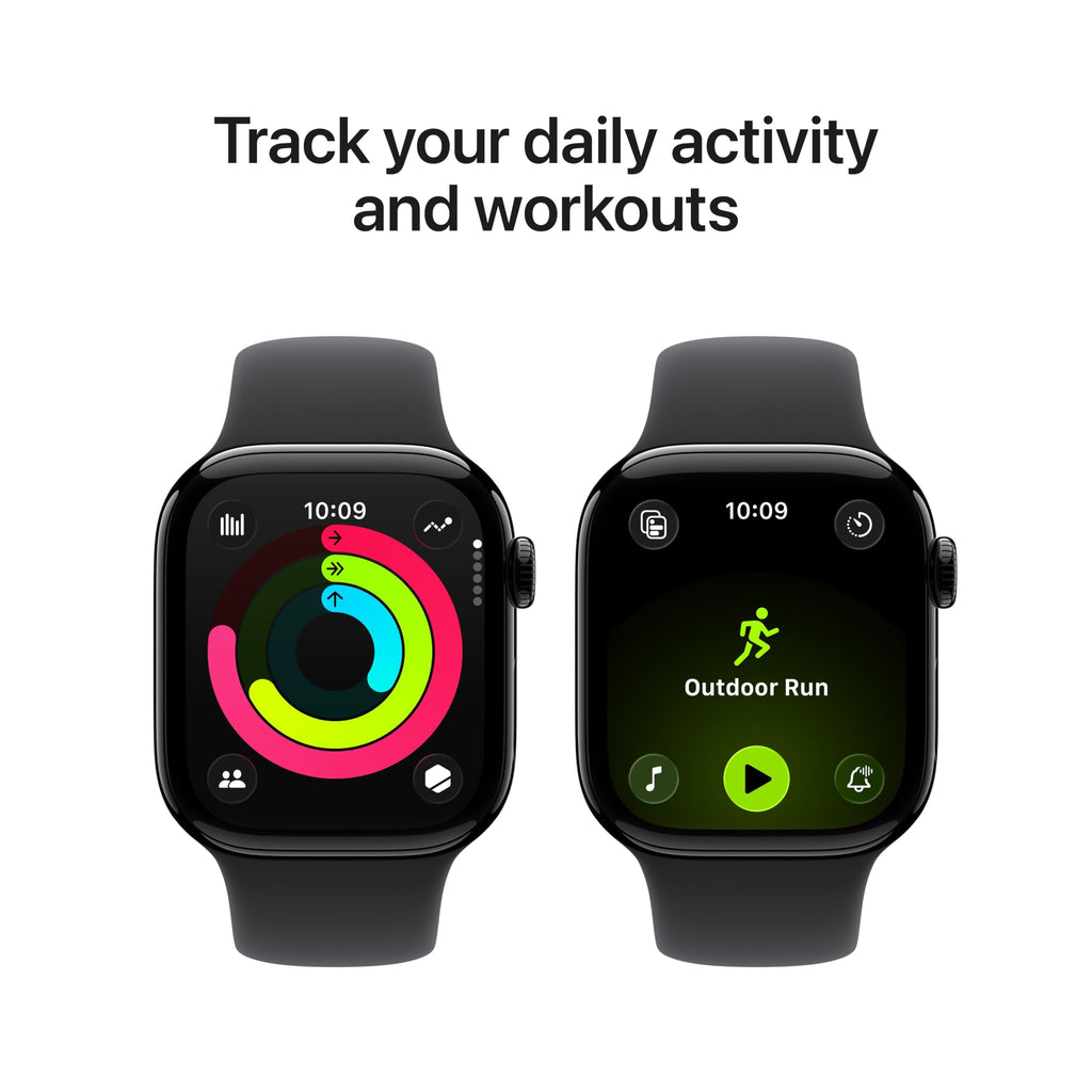 Apple Watch Series 11 [GPS + Cellular 42mm] Smartwatch with Rose Gold Aluminum Case w Light Blush Sport Band - S/M. Sleep Score, Fitness Tracker, Health Monitoring, Always-On Display, Water Resistant