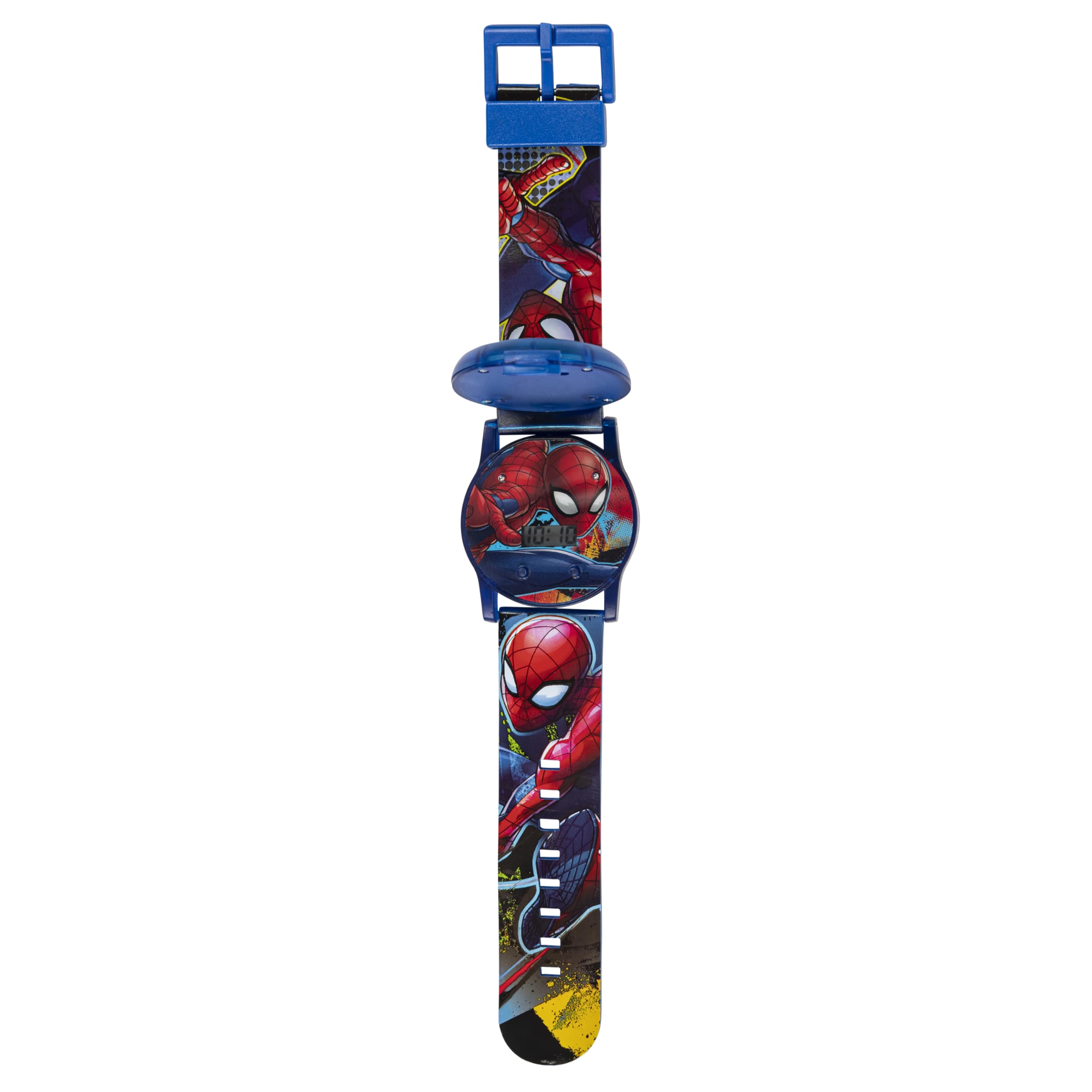 Marvel Spider-Man Kids Watches – Digital Display, Interactive Features, Adjustable Strap, Vibrant Spider-Man Graphics, Durable for Active Kids