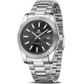 LN LENQIN Mens Watches Waterproof Stainless Steel Watch for Men Analog Quartz Fashion Business Designer Wristwatch