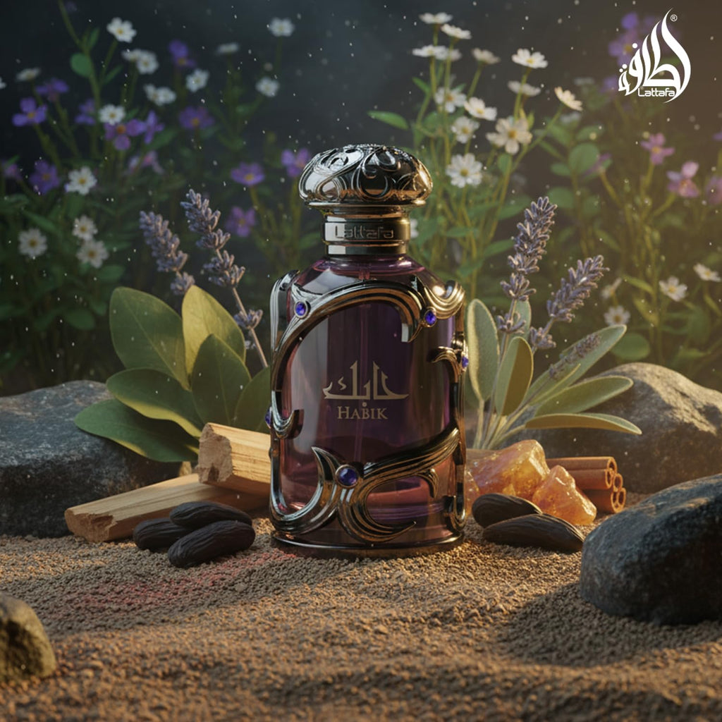 Lattafa Habik – Floral, Fruity, Fresh, Musky – Eau de Parfum Spray Long-Lasting Fragrance for Women, 3.4 Ounce / 100 ml