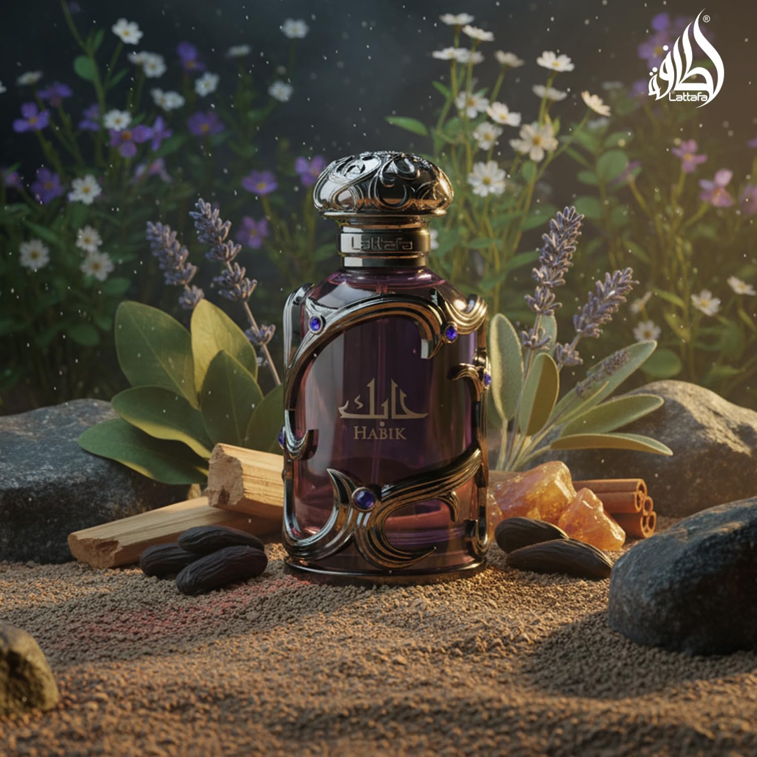 Lattafa Habik – Floral, Fruity, Fresh, Musky – Eau de Parfum Spray Long-Lasting Fragrance for Women, 3.4 Ounce / 100 ml