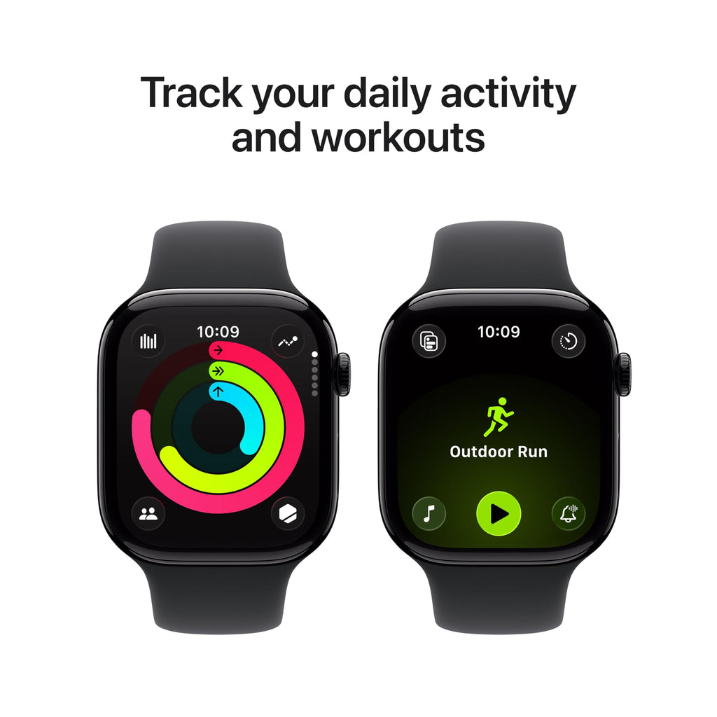 Apple Watch Series 11 [GPS + Cellular 42mm] Smartwatch with Rose Gold Aluminum Case w Light Blush Sport Band - S/M. Sleep Score, Fitness Tracker, Health Monitoring, Always-On Display, Water Resistant