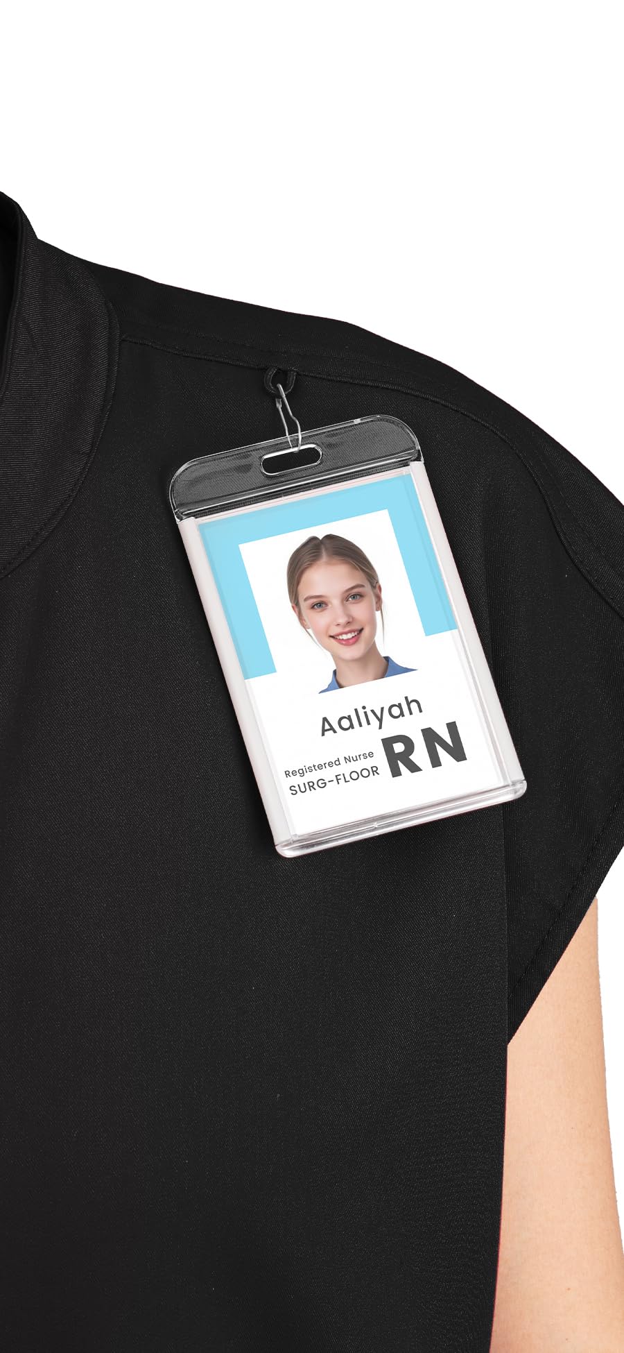 Scrubs for Women Set - Sleeveless Stand-Up Collar Scrub Top and Tapered Jogger Pants, 8-Pocket Work Uniform