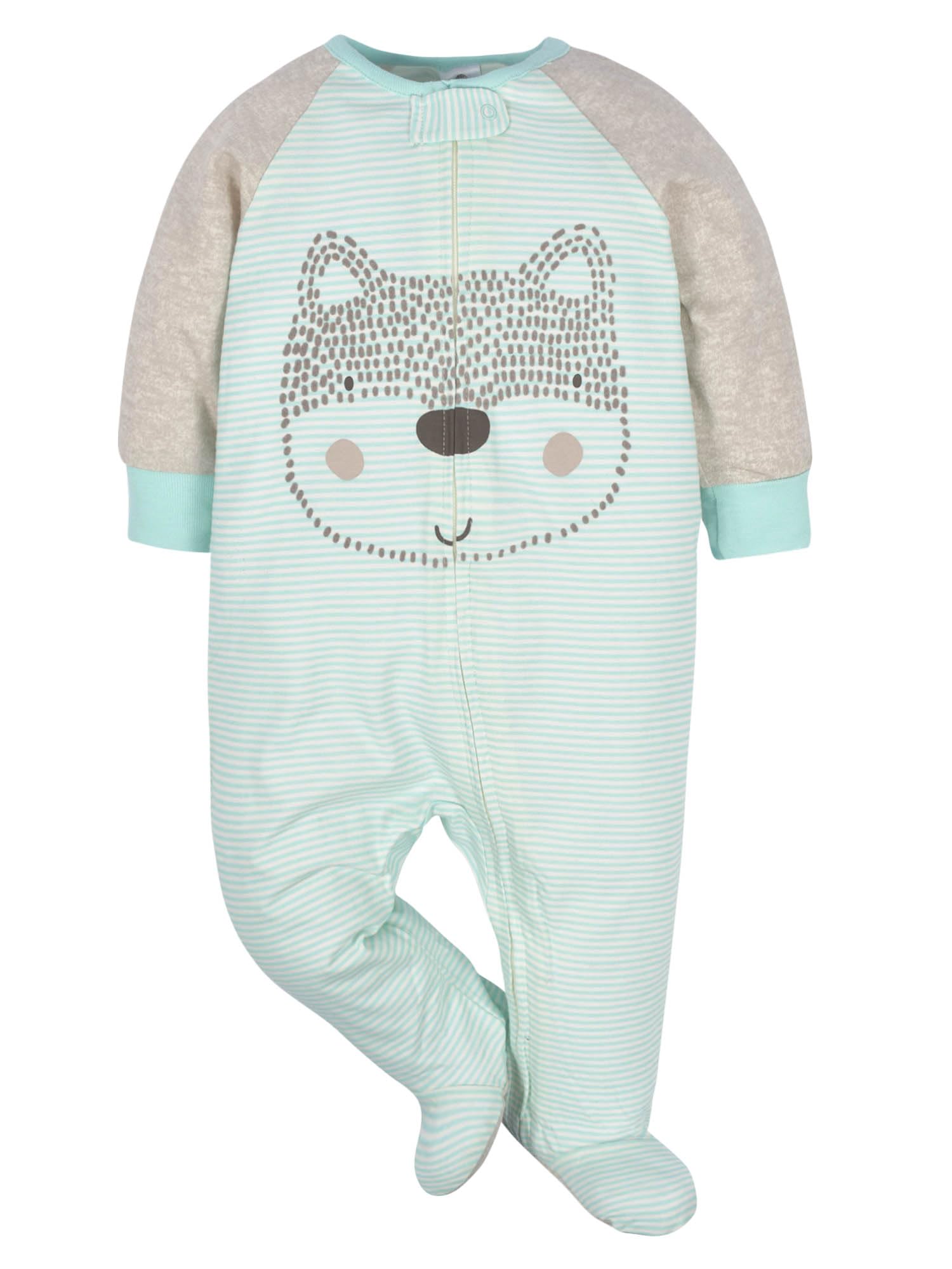 Gerber baby-boys 4 Pack Sleep 'N Play Footie
