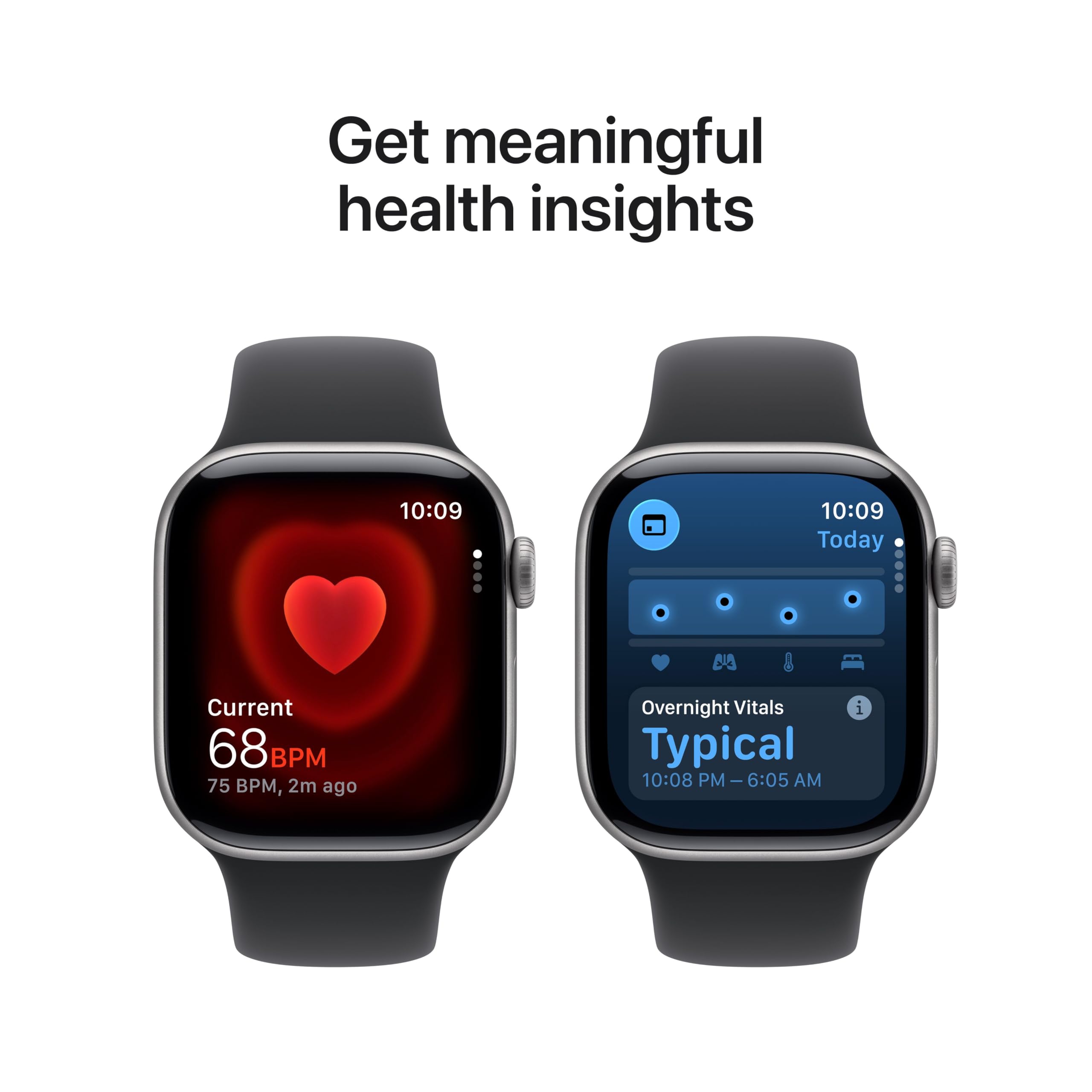 Apple Watch Series 11 [GPS + Cellular 42mm] Smartwatch with Rose Gold Aluminum Case w Light Blush Sport Band - S/M. Sleep Score, Fitness Tracker, Health Monitoring, Always-On Display, Water Resistant