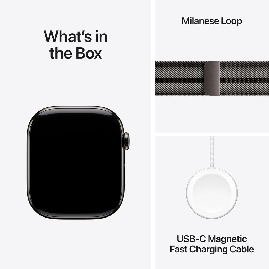 Apple Watch Series 11 [GPS + Cellular 42mm] Smartwatch with Rose Gold Aluminum Case w Light Blush Sport Band - S/M. Sleep Score, Fitness Tracker, Health Monitoring, Always-On Display, Water Resistant
