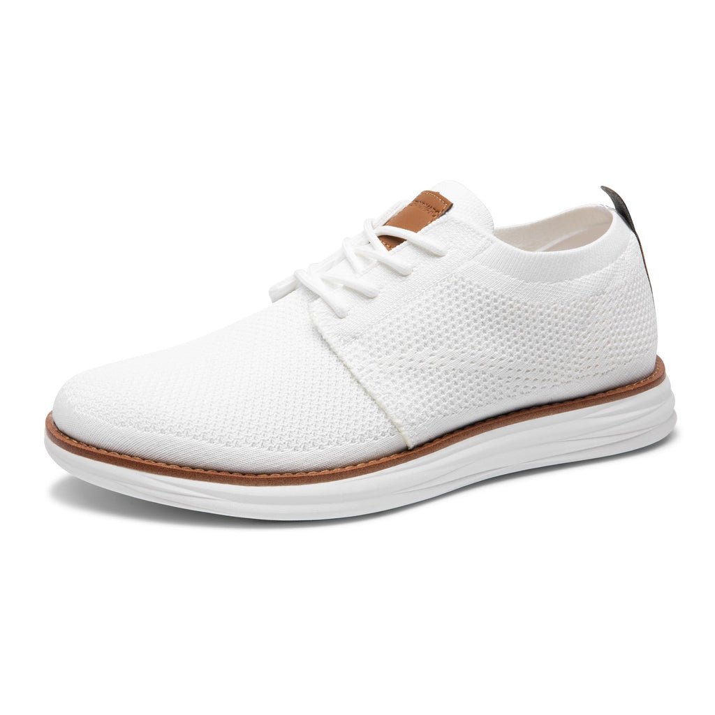 Bruno Marc Men's KnitFlex Breeze Mesh Sneakers Oxfords Lace-Up Lightweight Casual Walking Shoes