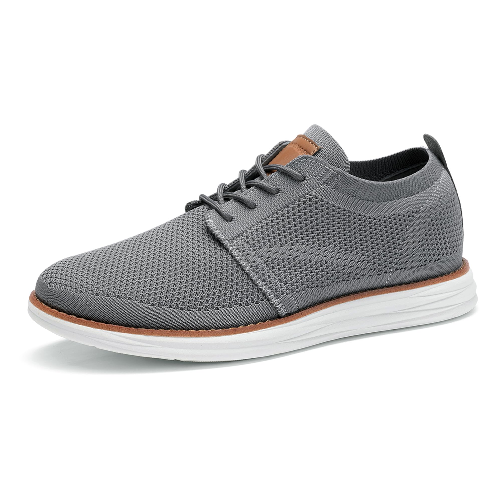 Bruno Marc Men's KnitFlex Breeze Mesh Sneakers Oxfords Lace-Up Lightweight Casual Walking Shoes