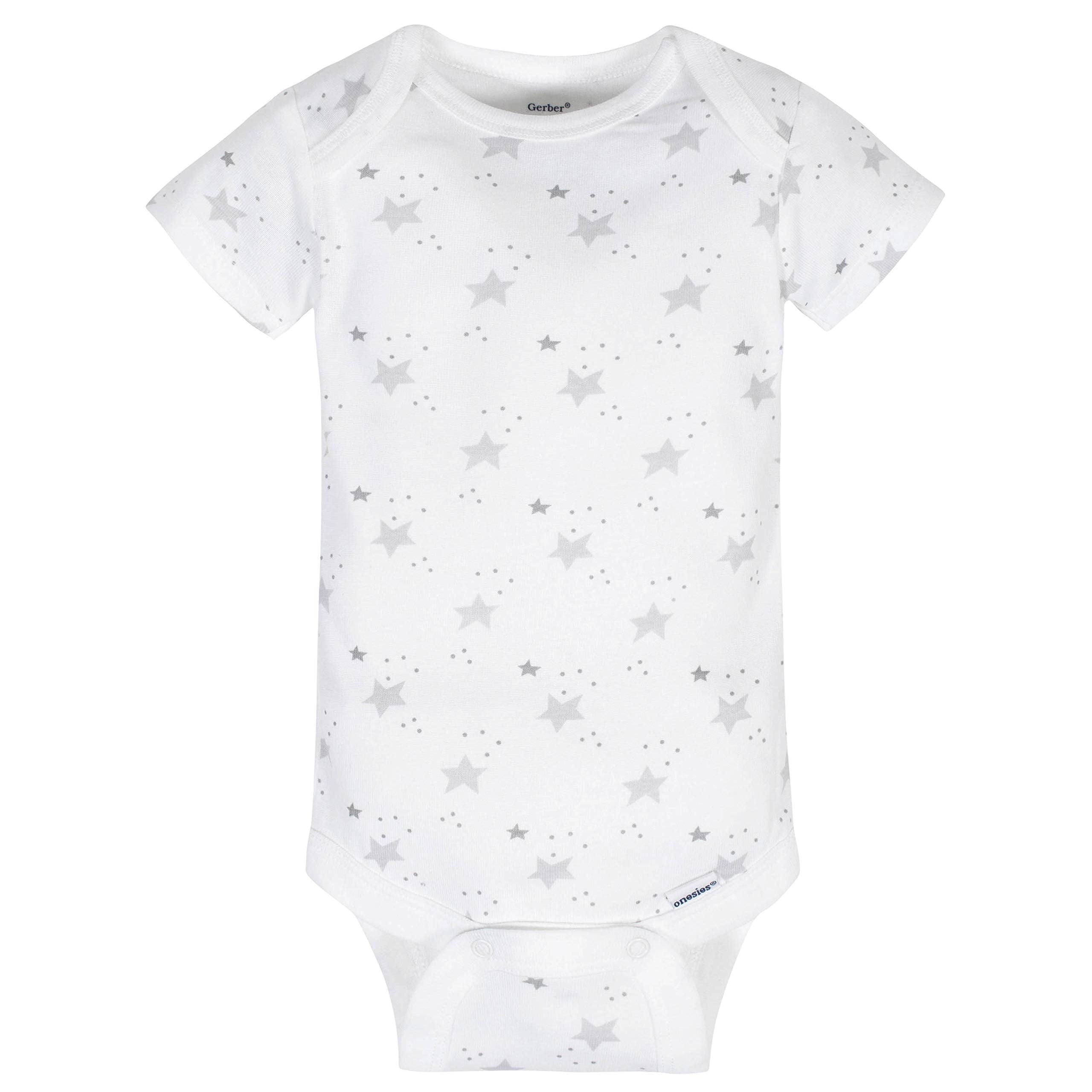 Gerber Unisex-Baby 8-pack Short Sleeve Onesies Bodysuits