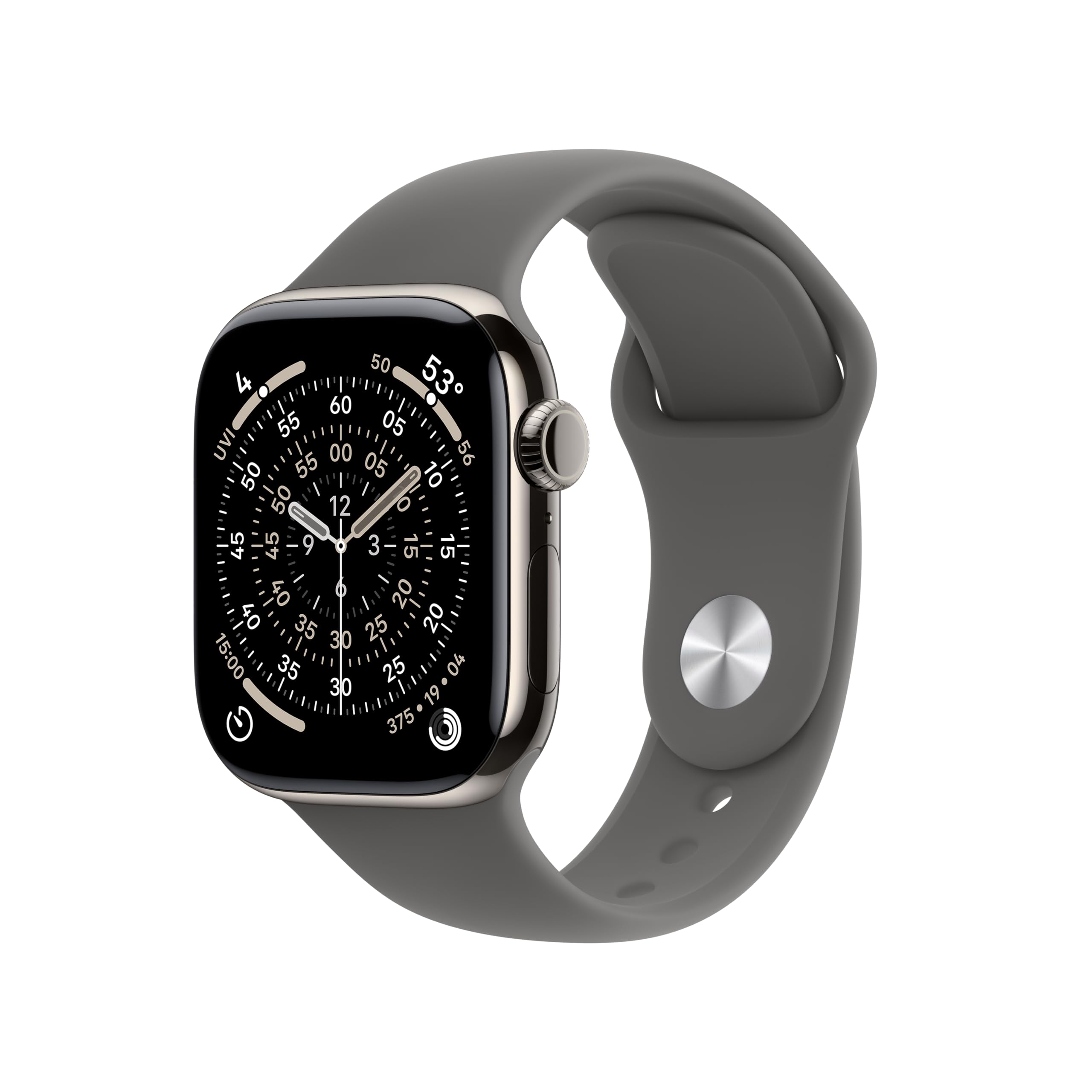Apple Watch Series 11 [GPS + Cellular 42mm] Smartwatch with Rose Gold Aluminum Case w Light Blush Sport Band - S/M. Sleep Score, Fitness Tracker, Health Monitoring, Always-On Display, Water Resistant