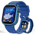 Wiszodet Kids Waterproof Smart Watch Boys Gift Age 3-12 with 39 Game HD Touch Screen Music Player Video Camera Pedometer Alarm Clock Birthday Gift for 6 7 8 9 Year Olds Blue