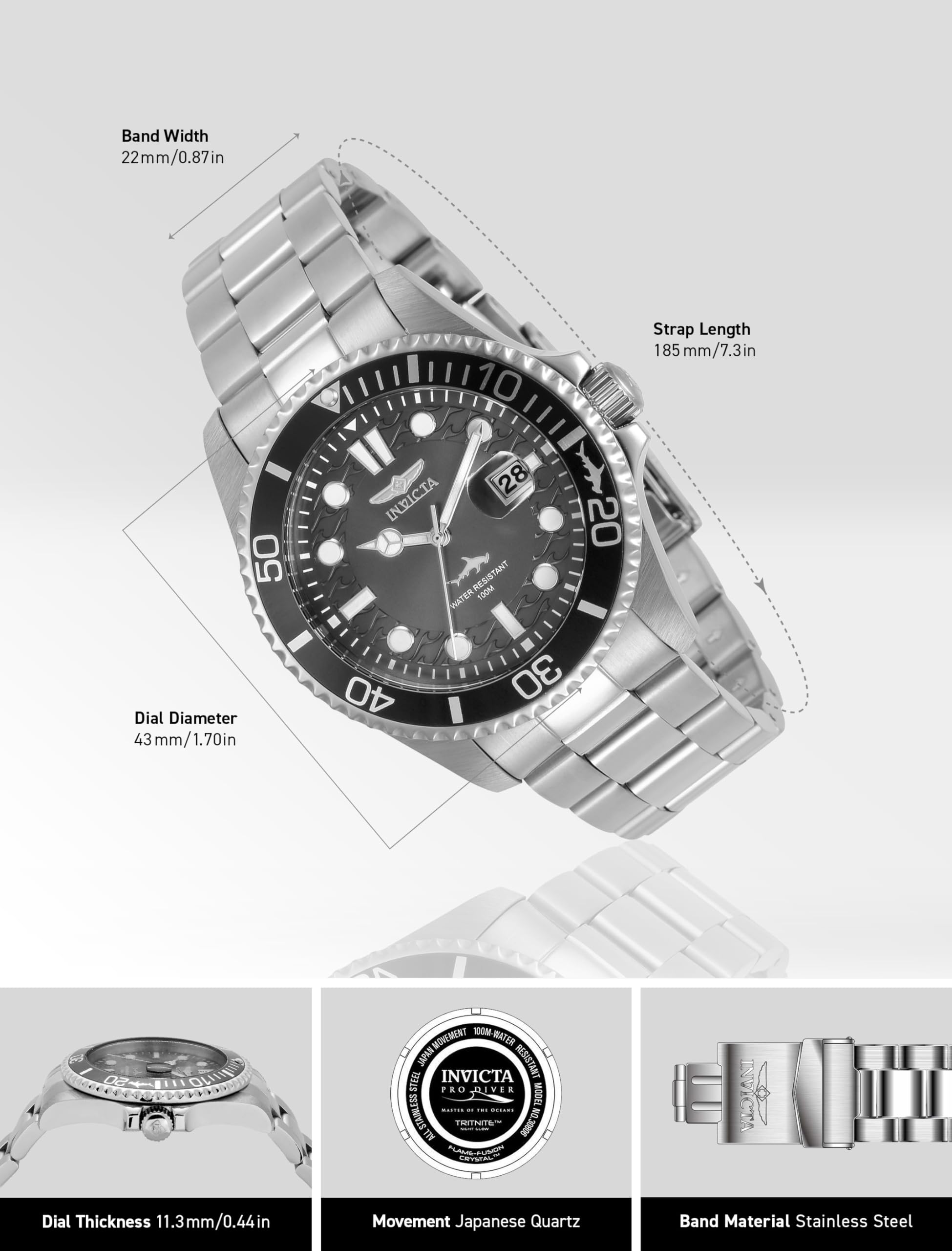 Invicta Men's Pro Diver Quartz Watch