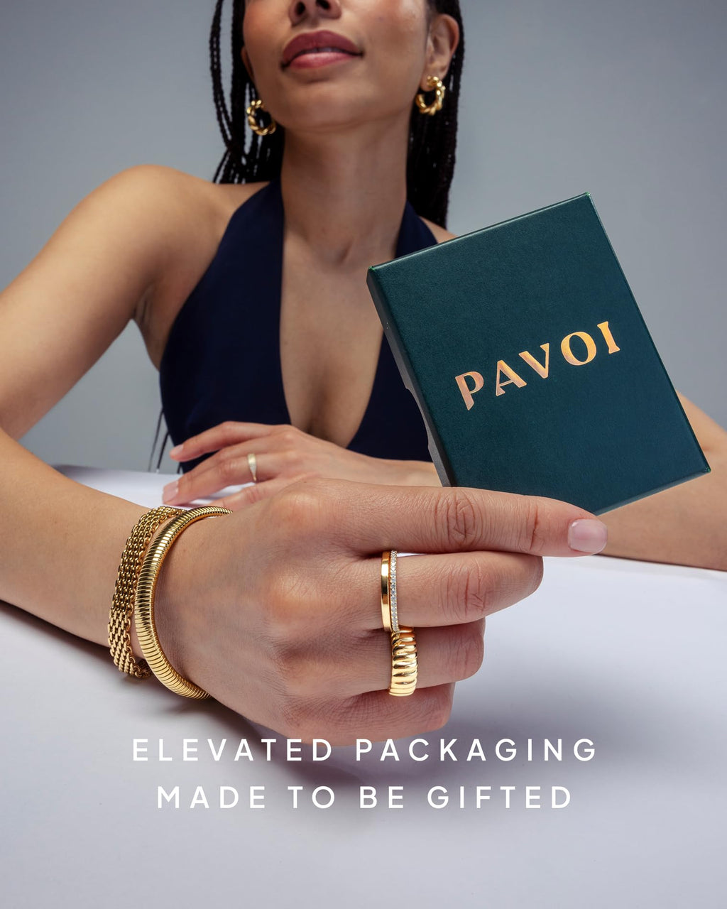 PAVOI 14K Gold Plated Engagement Rings for Women | Promise Wedding Band | 1.50CT - 3CT Cushion Cut Round Oval Cubic Zirconia Engagement Ring
