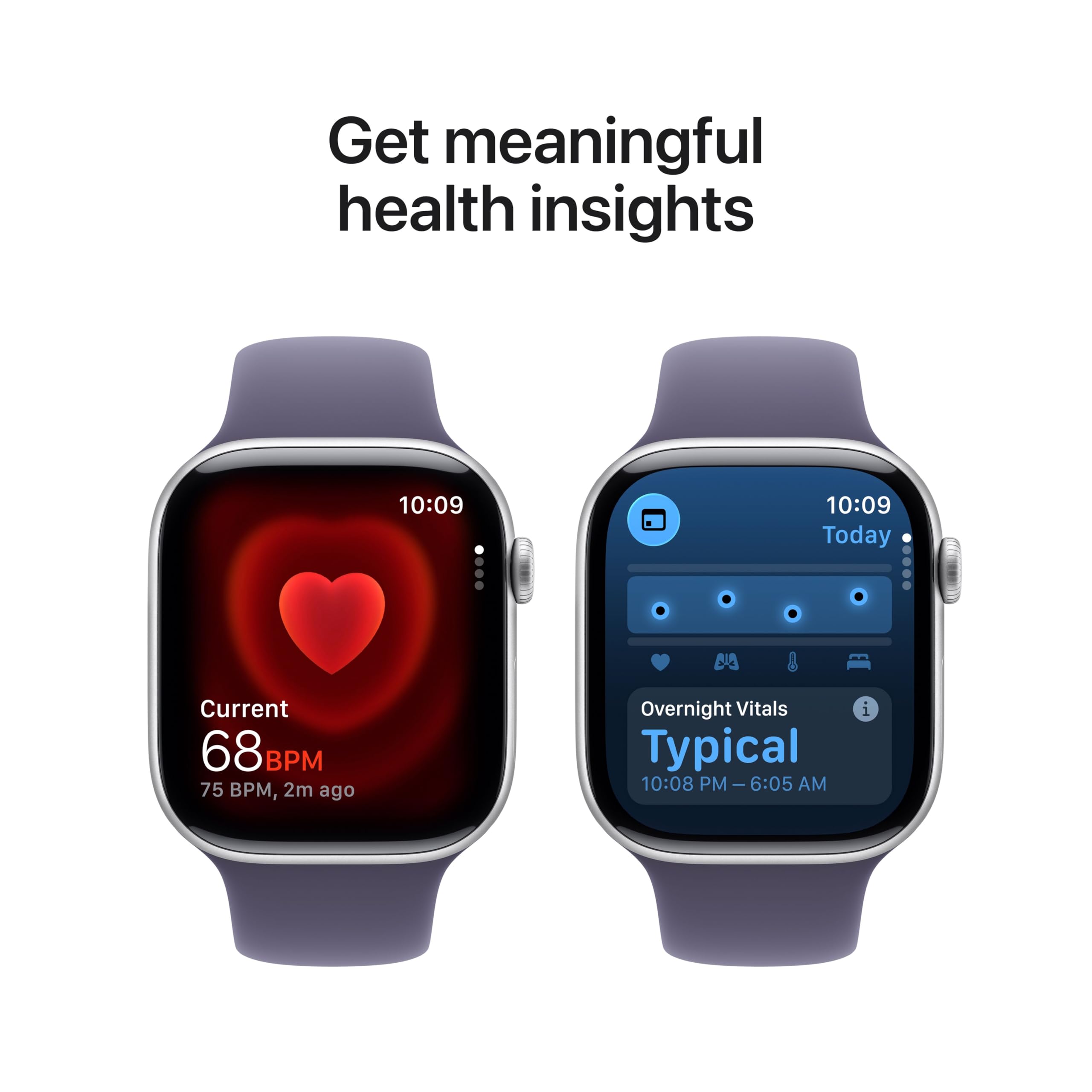 Apple Watch Series 11 [GPS + Cellular 42mm] Smartwatch with Rose Gold Aluminum Case w Light Blush Sport Band - S/M. Sleep Score, Fitness Tracker, Health Monitoring, Always-On Display, Water Resistant