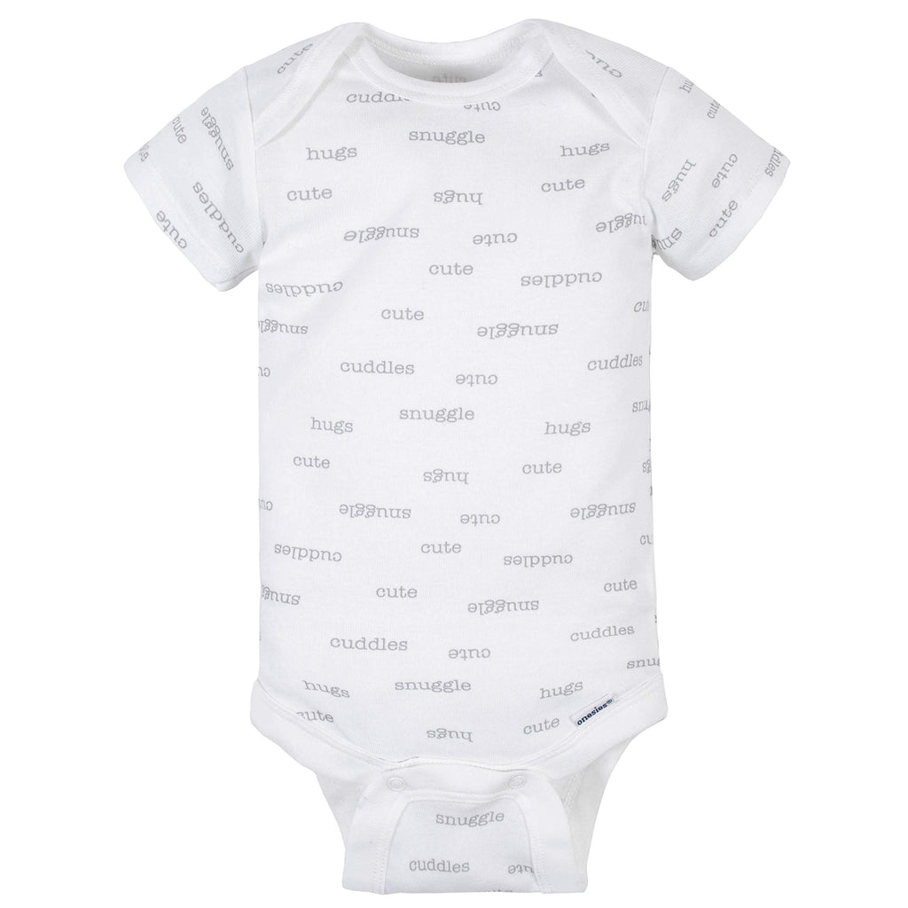 Gerber Unisex-Baby 8-pack Short Sleeve Onesies Bodysuits