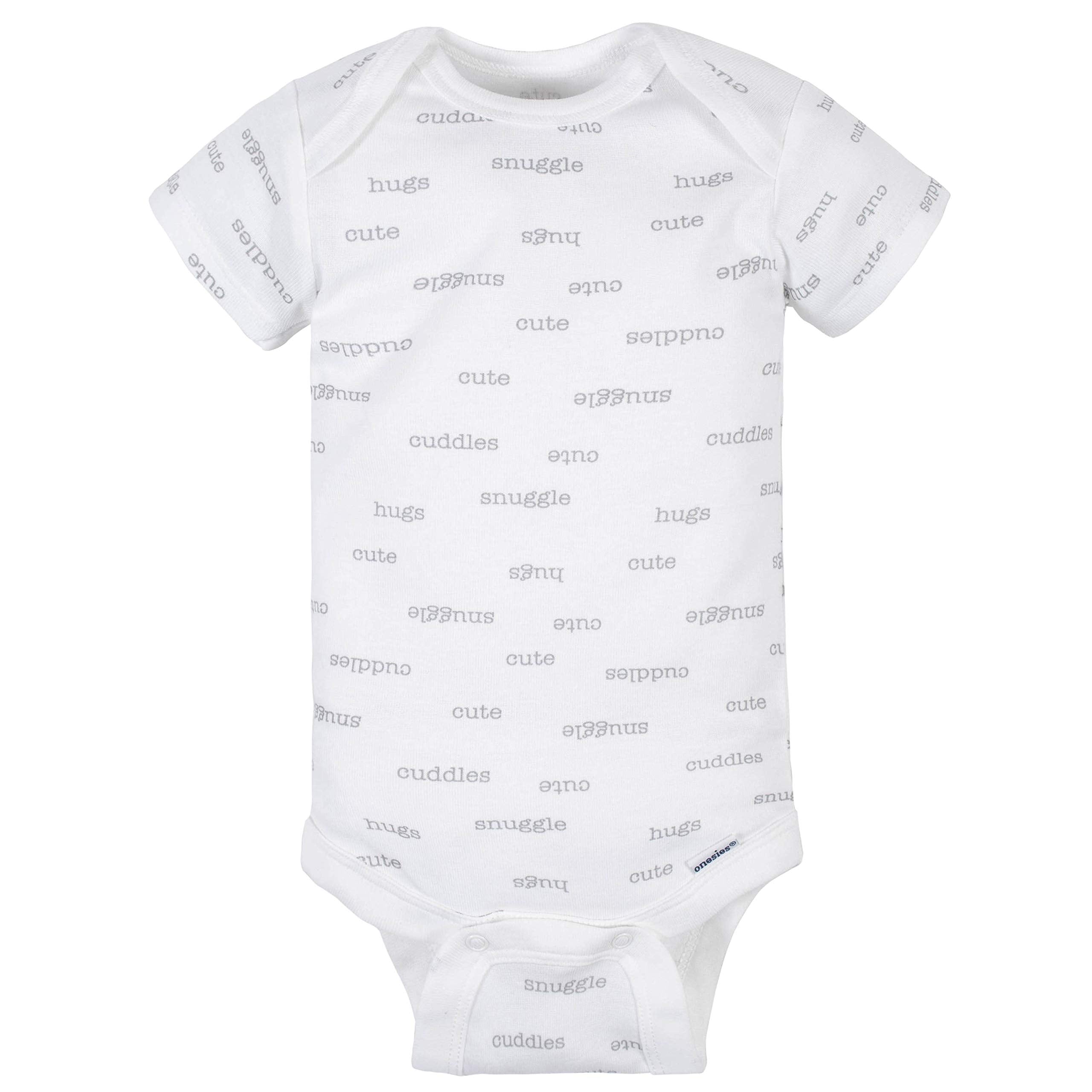 Gerber Unisex-Baby 8-pack Short Sleeve Onesies Bodysuits
