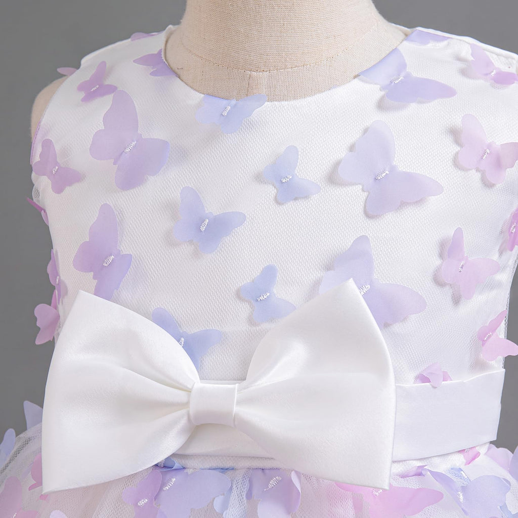 NNJXD Flower Girl Dress Kids Ruffles Lace Party Wedding Dresses