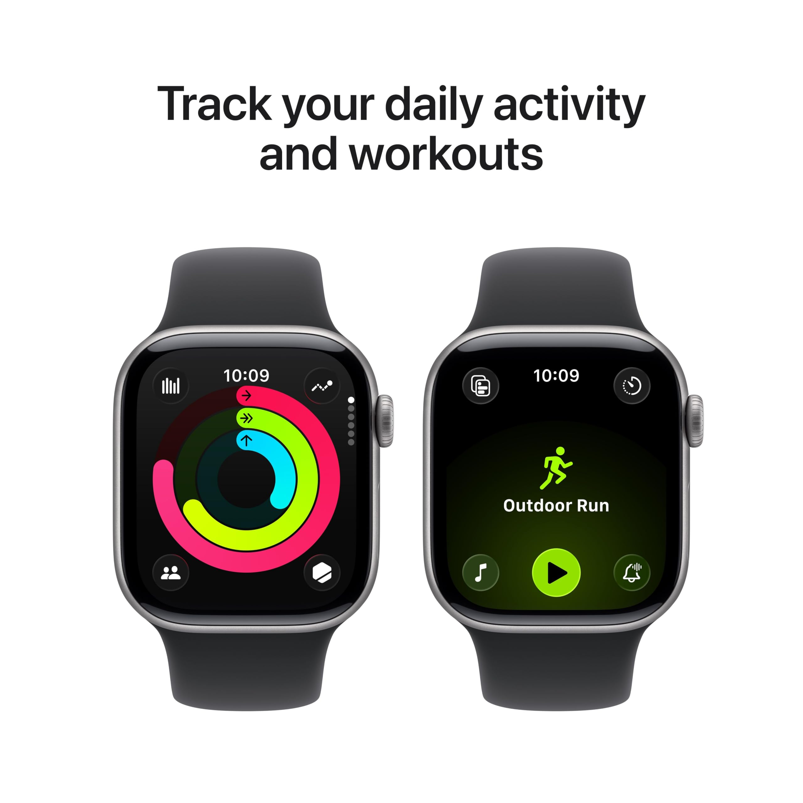 Apple Watch Series 11 [GPS + Cellular 42mm] Smartwatch with Rose Gold Aluminum Case w Light Blush Sport Band - S/M. Sleep Score, Fitness Tracker, Health Monitoring, Always-On Display, Water Resistant