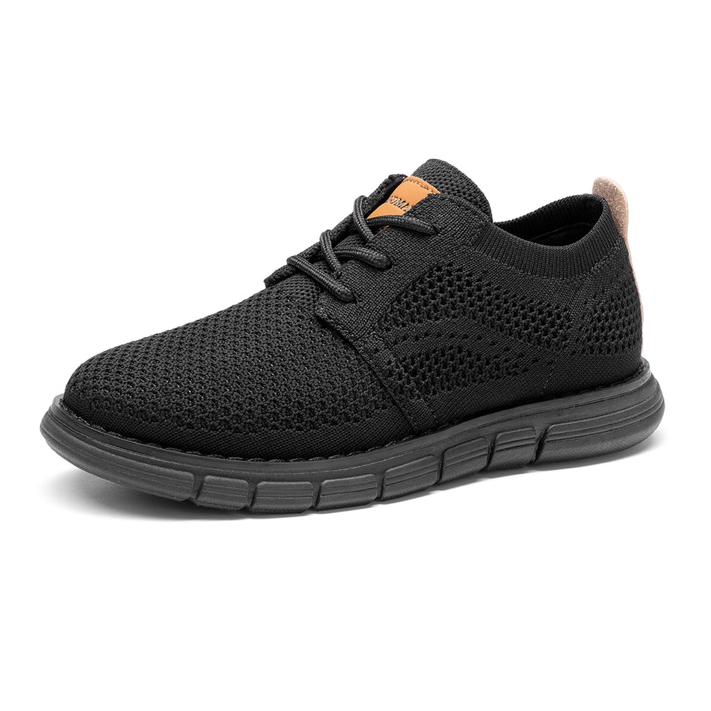 Bruno Marc Boy's Mesh Sneakers Oxfords Casual Dress Lace-Up Lightweight Walking Shoes