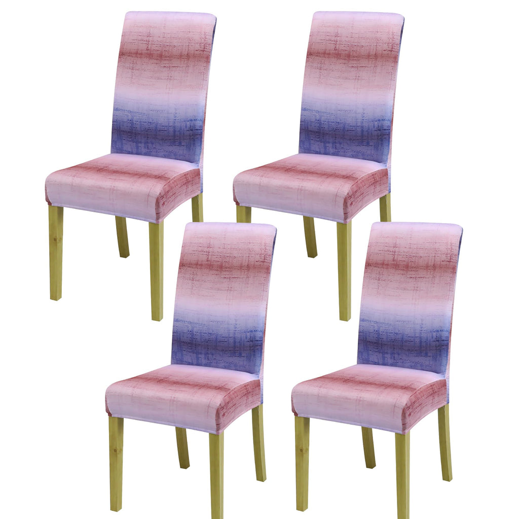 BIETYONE Stretch Dining Chair Covers Set of 6, Soft Removable Washable Kitchen Parsons Chair Slipcovers, High Elastic Seat Protector for Home Hotel Banquet