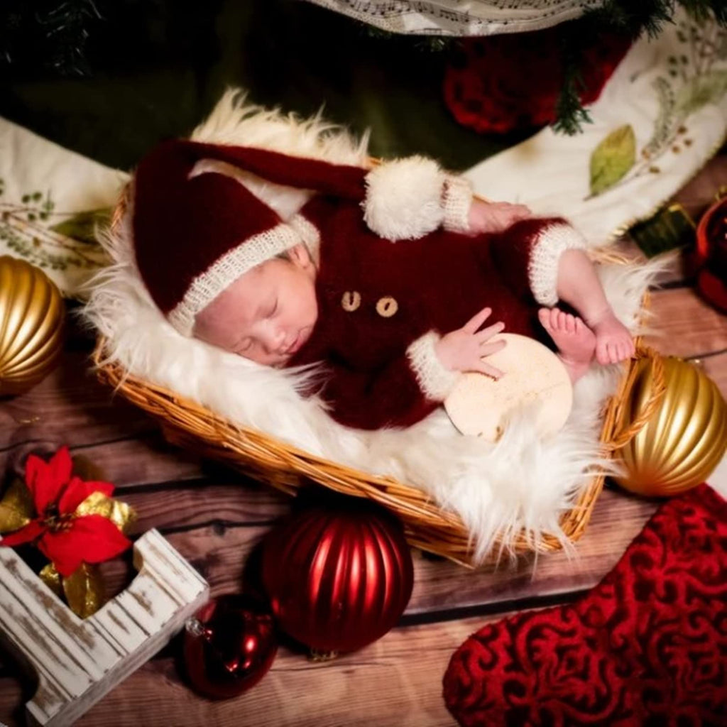 Fashion Cute Newborn Boy Girls Baby Costume Outfits Photography Props Hat Pants