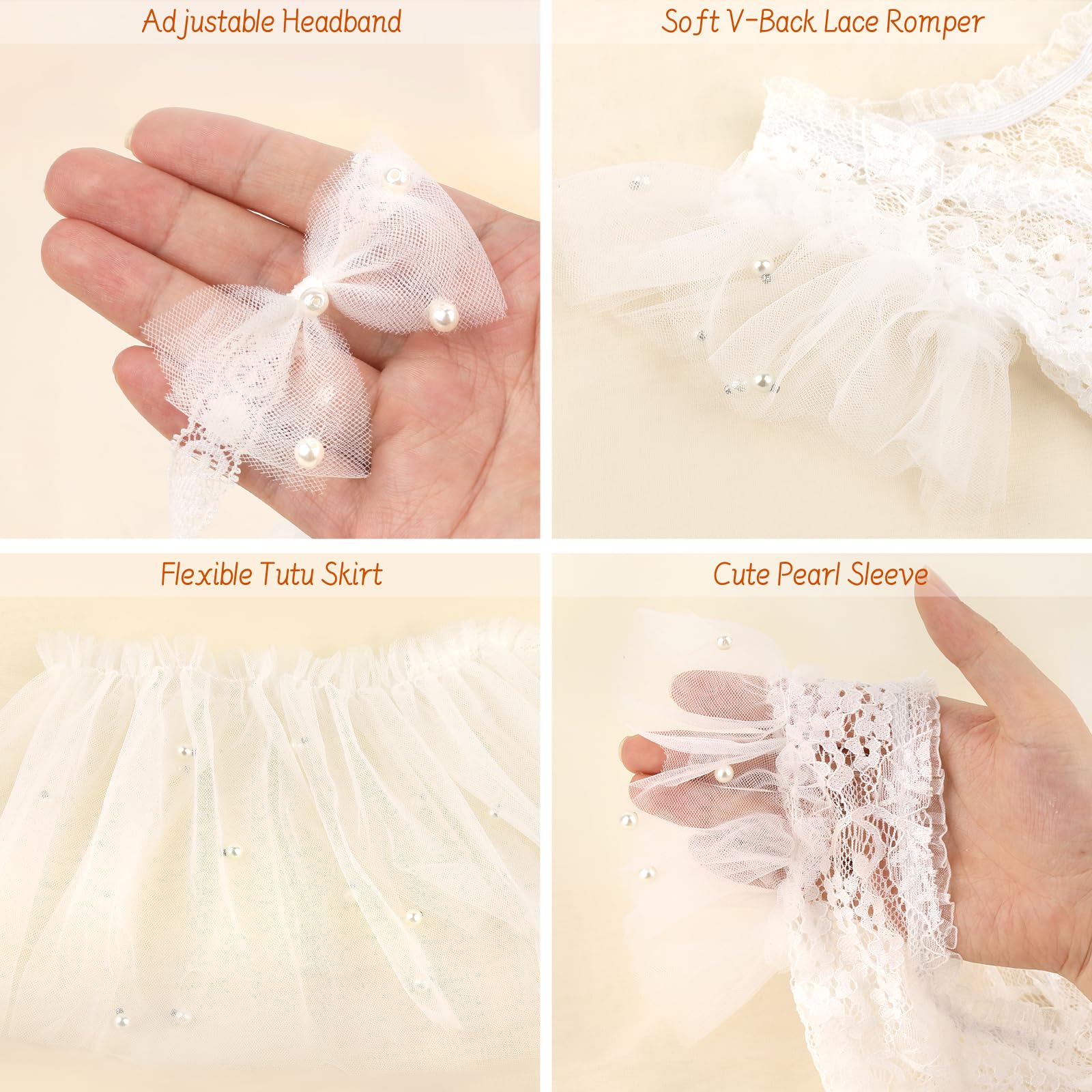 BLUETOP Cute Newborn Photography Outfits Boys Girls Baby Costume Set