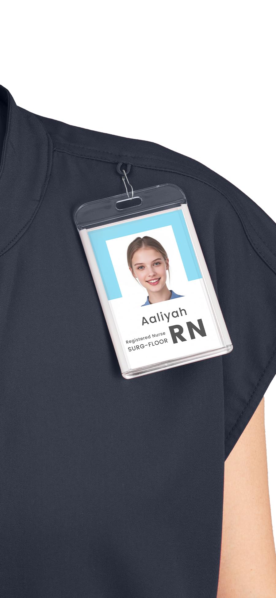 Scrubs for Women Set - Sleeveless Stand-Up Collar Scrub Top and Tapered Jogger Pants, 8-Pocket Work Uniform