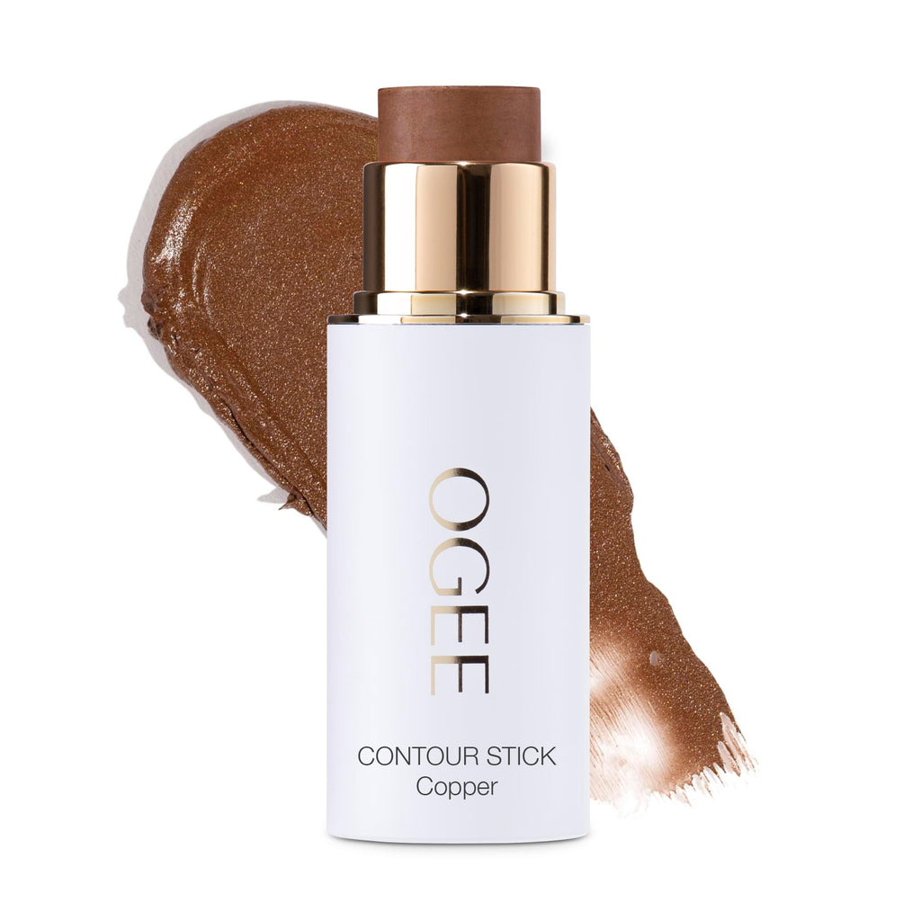 Ogee Sculpted Face Stick (MOONSTONE - ULTRAVIOLET SHEEN) Certified Organic Highlighter Makeup - Multi-Use Glow Highlighter Stick