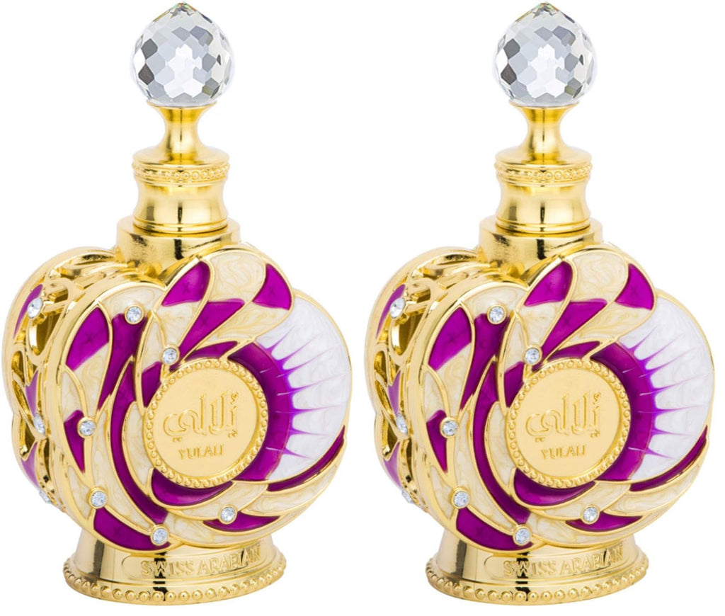 Swiss Arabian Yulali - Luxury Products From Dubai - Long Lasting And Addictive Personal Perfume Oil Fragrance - A Seductive Signature Aroma - 0.5 Oz