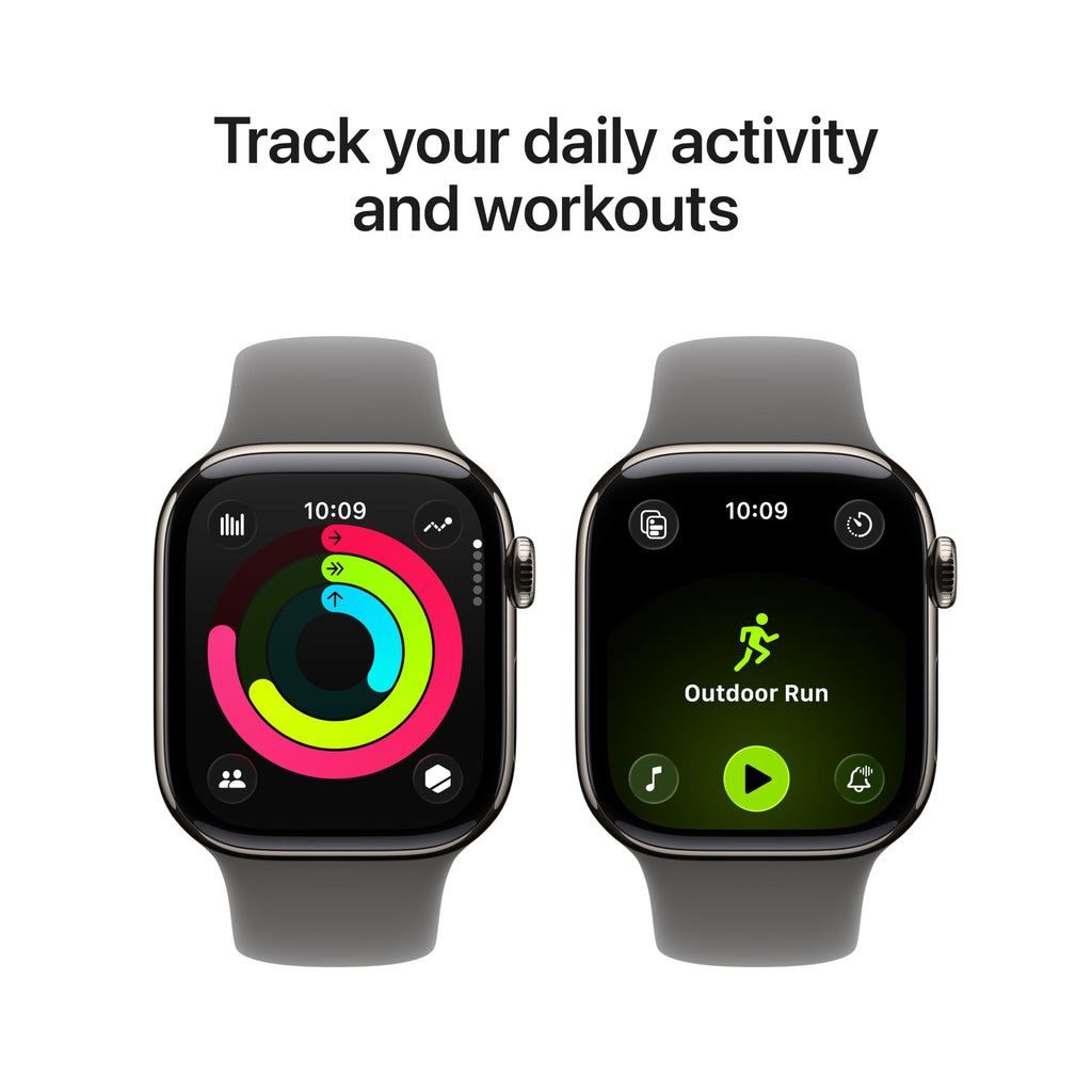 Apple Watch Series 11 [GPS + Cellular 42mm] Smartwatch with Rose Gold Aluminum Case w Light Blush Sport Band - S/M. Sleep Score, Fitness Tracker, Health Monitoring, Always-On Display, Water Resistant