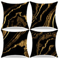 18 x 18 inch Set of 4 Decorative Pillow Covers Grey Marble Texture Throw Pillow Covers Living Room Decor Square Cushion Covers for Modern Styles Abstract Home Bedroom Couch Chair Sofa Pillow Cases